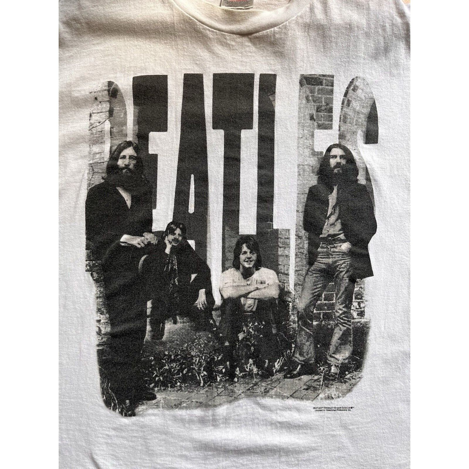 Band Tees VINTAGE THE BEATLES SINGLE STITCH AOP BAND TOUR T SHIRT SIZE Size US L / EU 52-54 / 3 - 4 Thumbnail