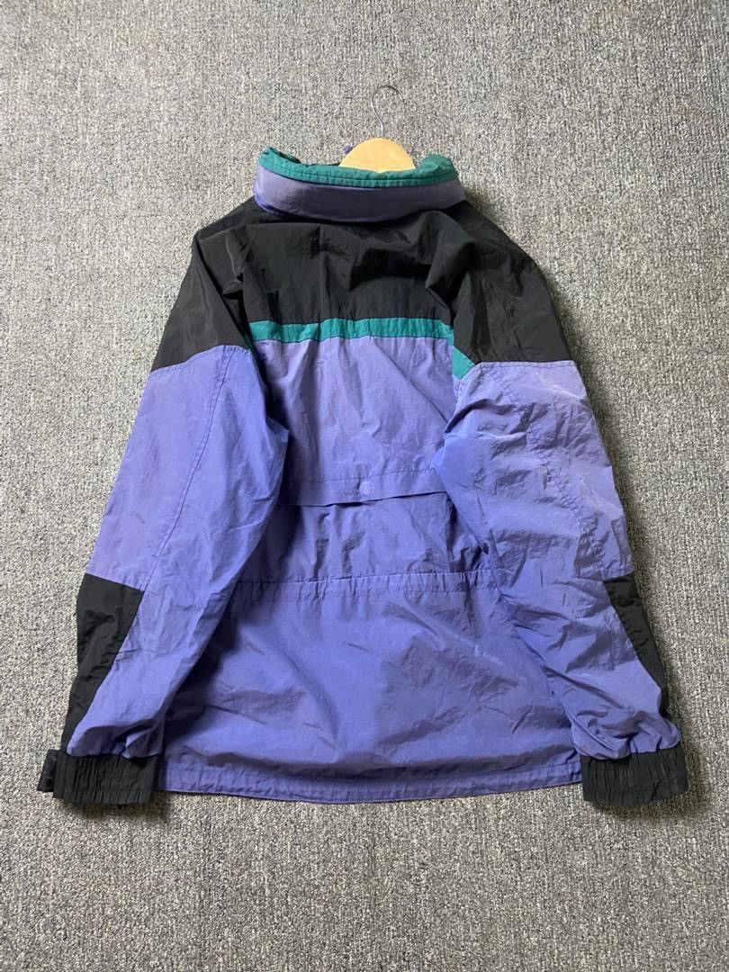 L.L. Bean L.L Bean Color Block Quarter Zip Anorak Jacket (182) Size US L / EU 52-54 / 3 - 2 Thumbnail