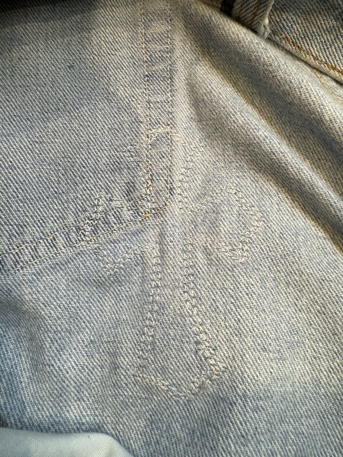 Chrome Hearts Chrome Hearts Purple Cross Patch Blue Jeans Levi’s Denim Size US 34 / EU 50 - 8 Thumbnail