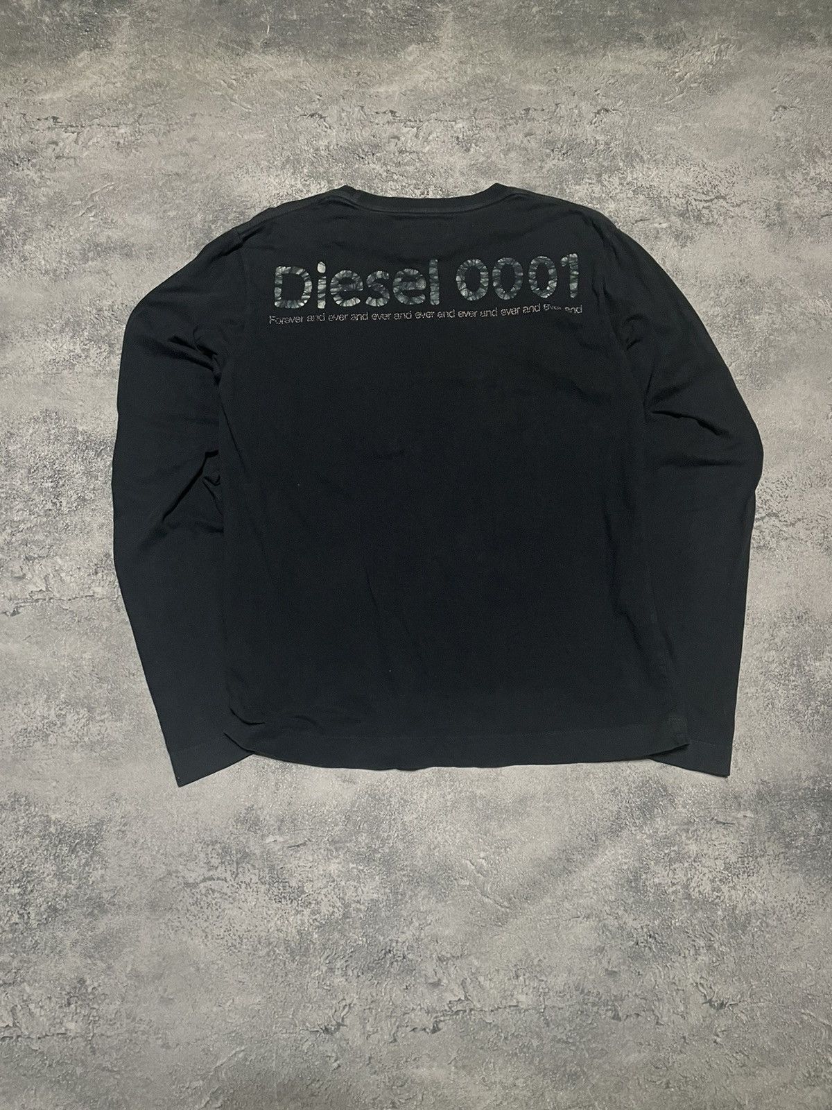 Diesel Vintage Diesel Y2K Long Sleeve Avant Garde Style Size US L / EU 52-54 / 3 - 1 Thumbnail