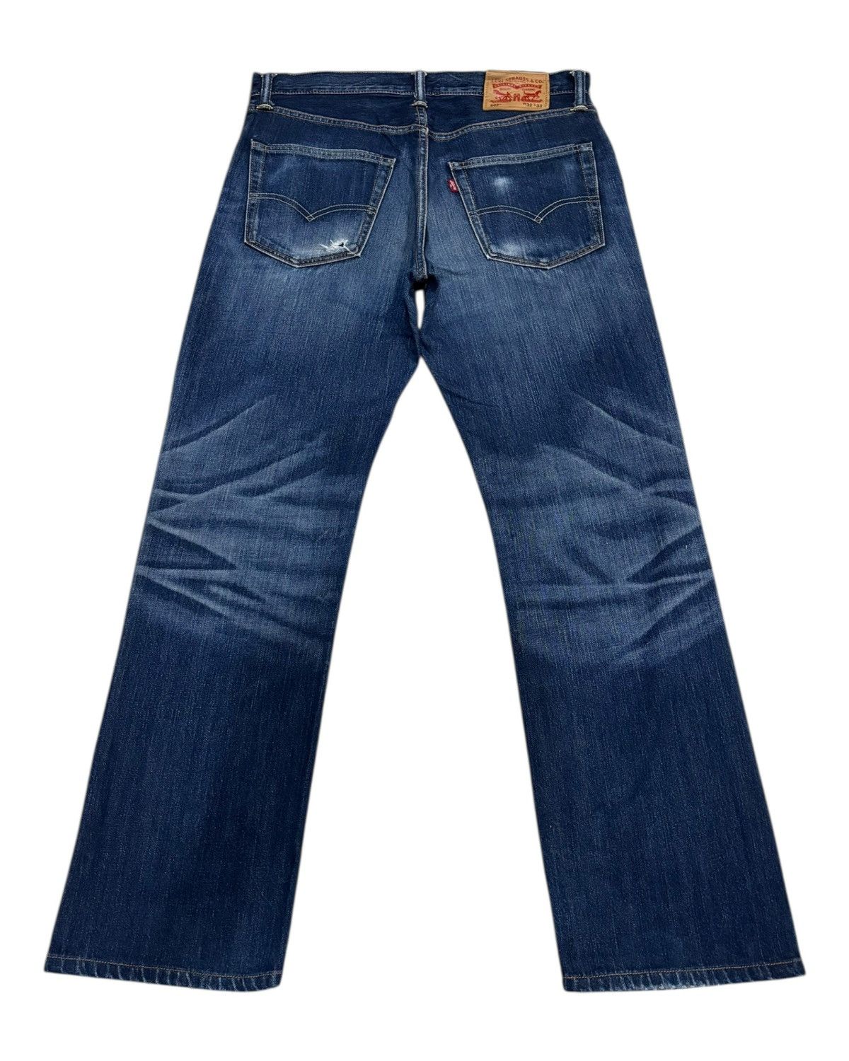 Levi's × Undercover Vintage Levis 502 Blue Faded Distressed Denim Jean Size US 33 - 1 Thumbnail