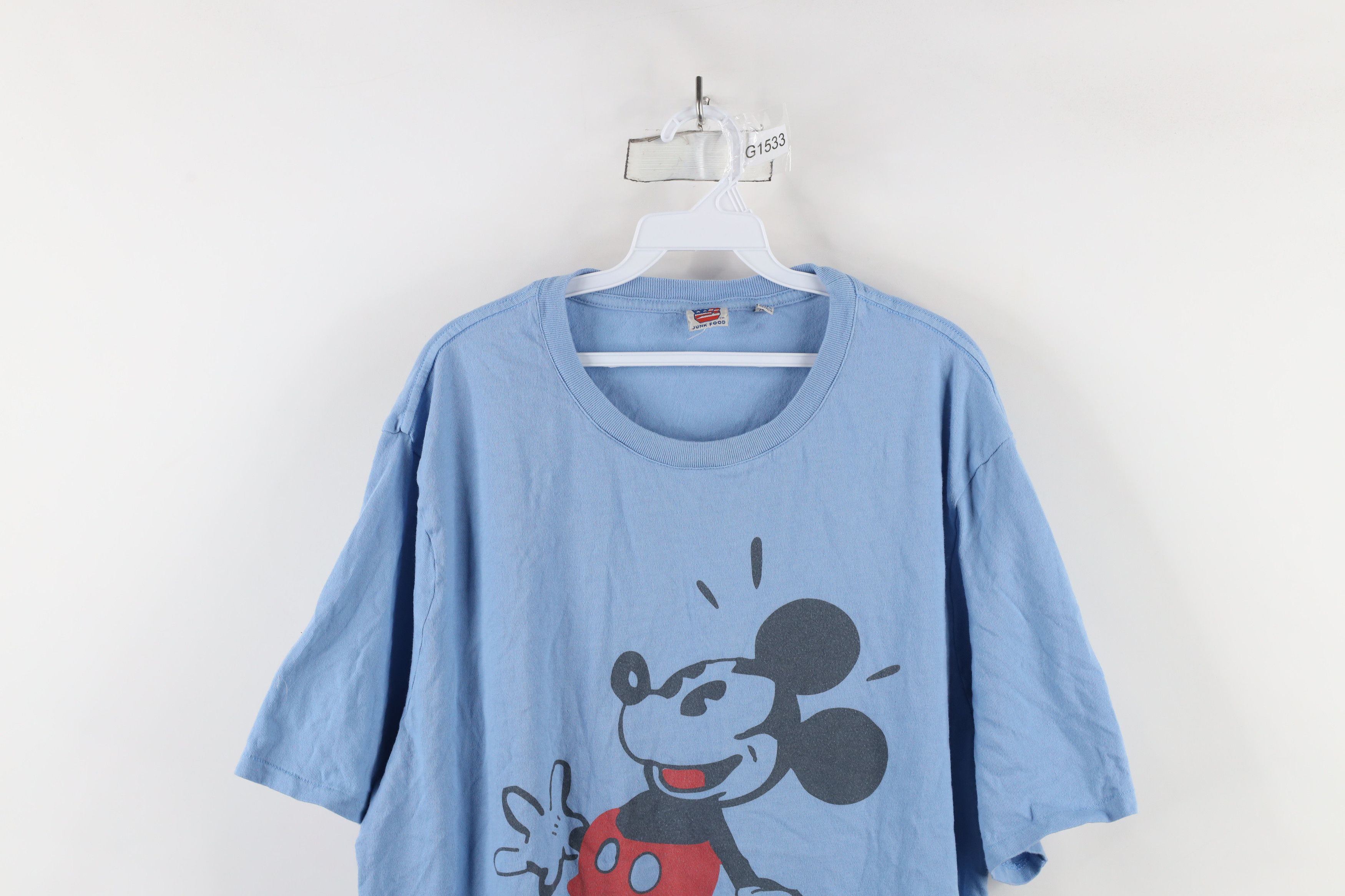 Disney × Vintage Vintage Y2K Disney Mickey Mouse Big Short Sleeve T-Shirt Size US XL / EU 56 / 4 - 2 Thumbnail