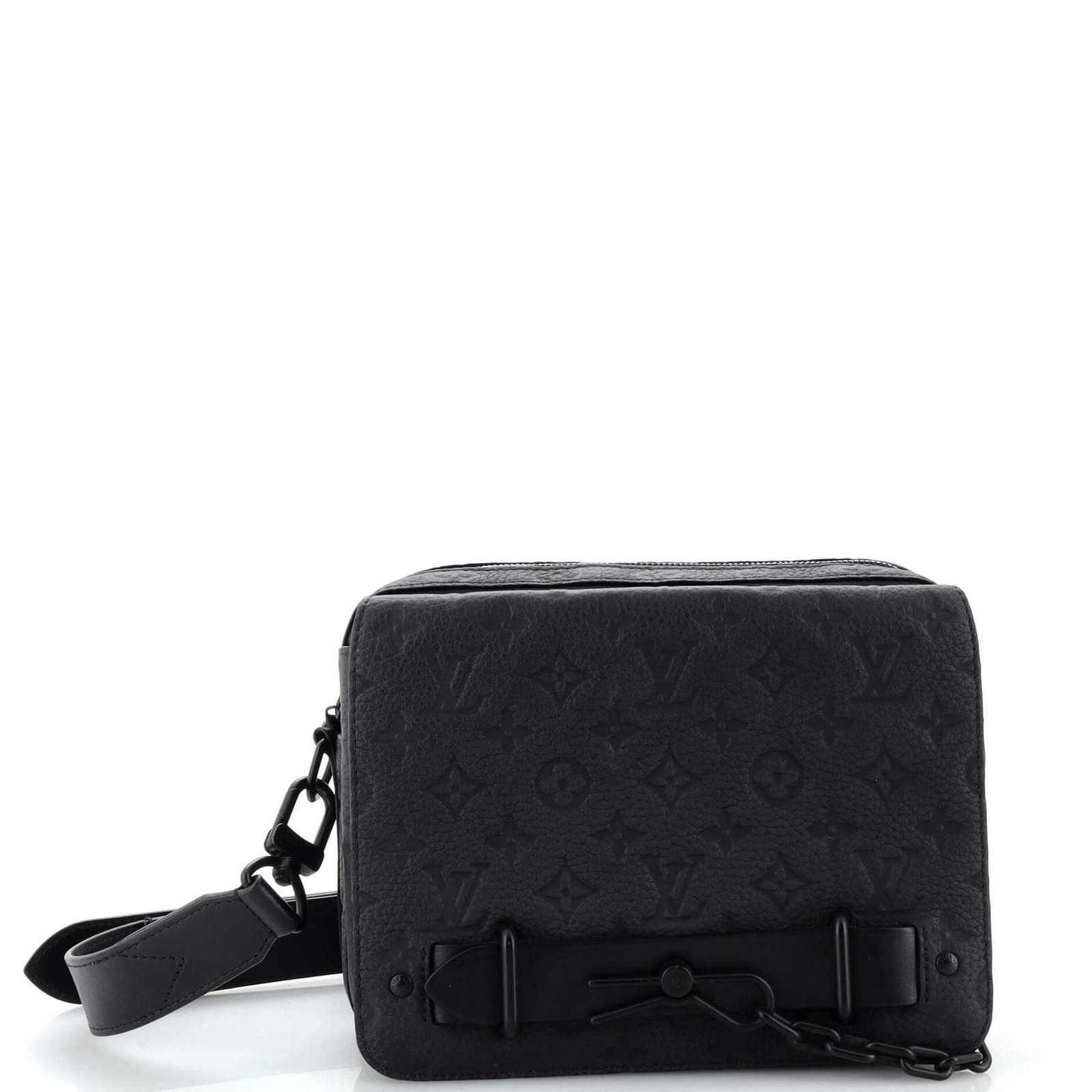 Steamer Messenger Bag Monogram Taurillon Leather None