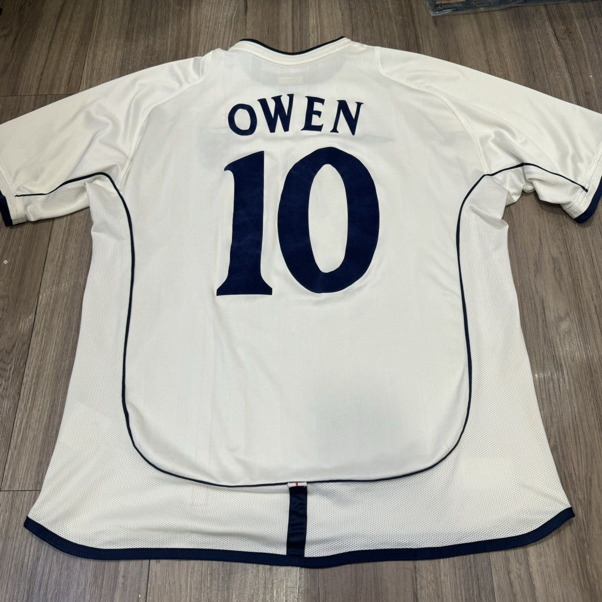 Umbro England 02/03 home shirt #10 Owen Size US XL / EU 56 / 4 - 2 Thumbnail
