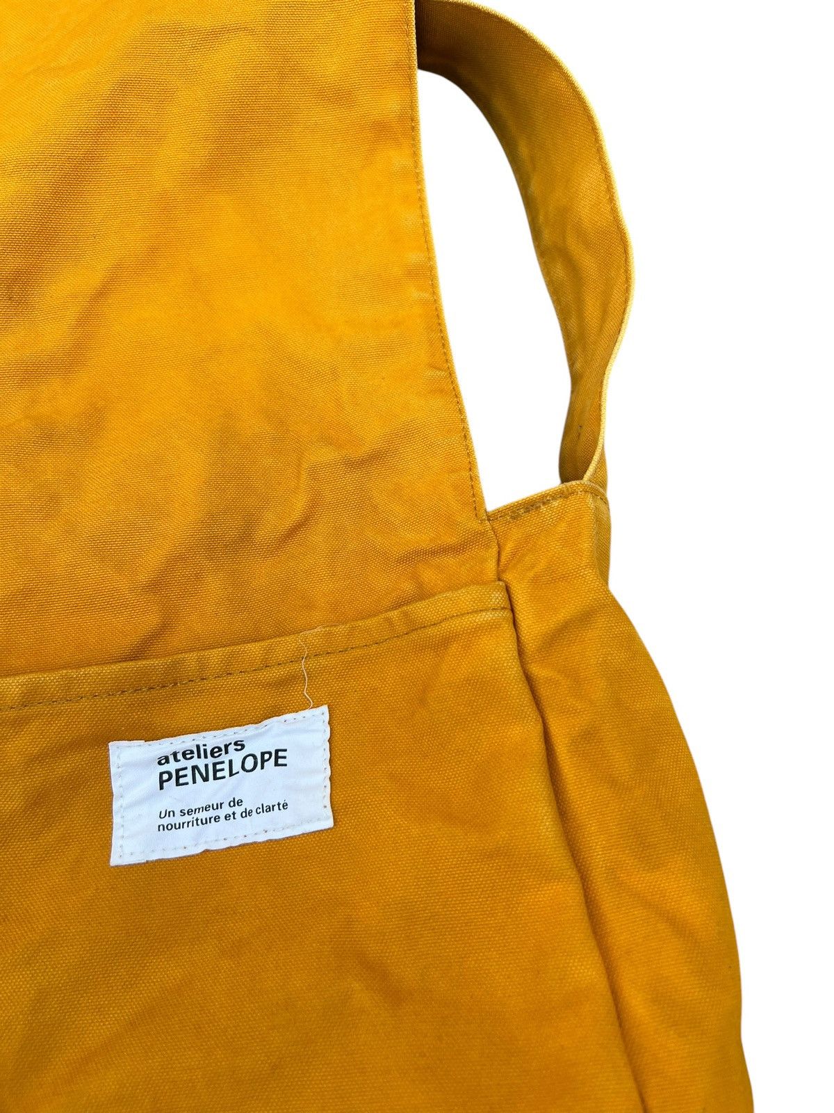 Vintage Ateliers Penelope Dirty Faded Canvas Messenger Bag Size ONE SIZE - 23 Thumbnail