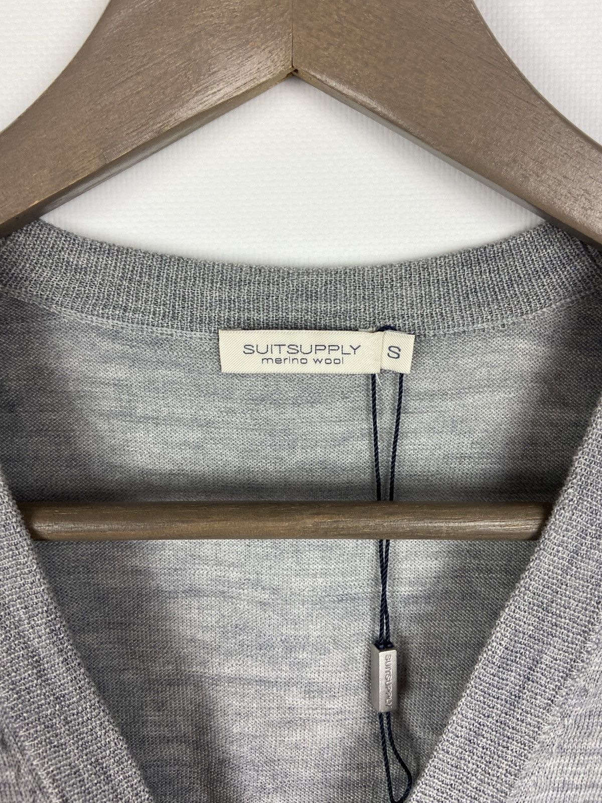 Designer × Suitsupply Suitsupply Gray Button Wool Vest Mens Size US S / EU 44-46 / 1 - 4 Thumbnail