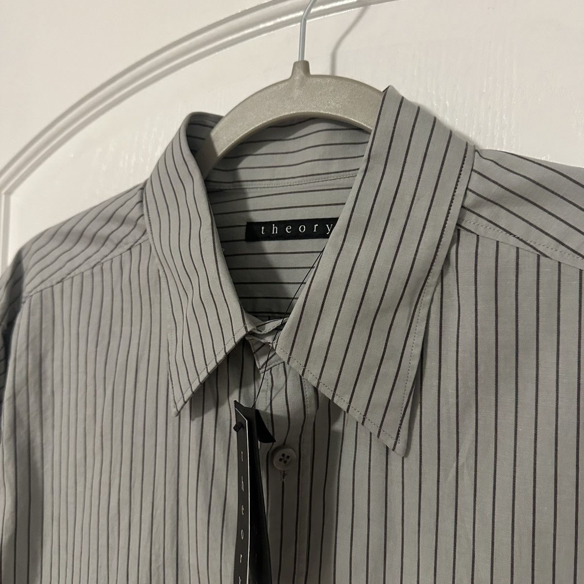Theory Theory Sebastian Buttondown Dress Shirt Size US L / EU 52-54 / 3 - 3 Thumbnail