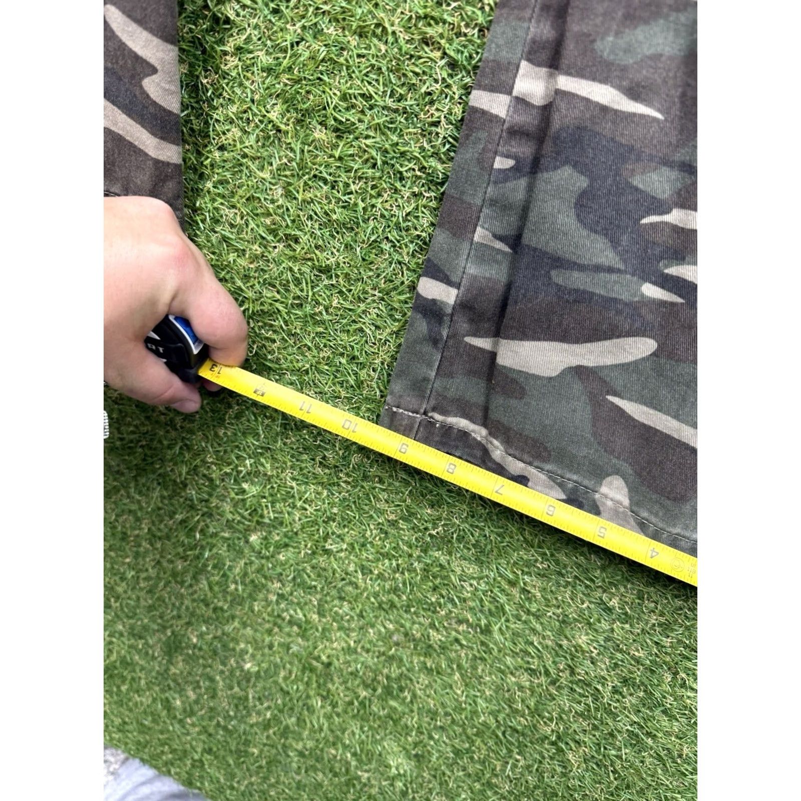 AMO VINTAGE Wrangler Cargo Pants 38x30 Camouflage Y2k Grunge Skate Baggy Wide Leg Mens Pants Size US 38 / EU 54 - 7 Thumbnail