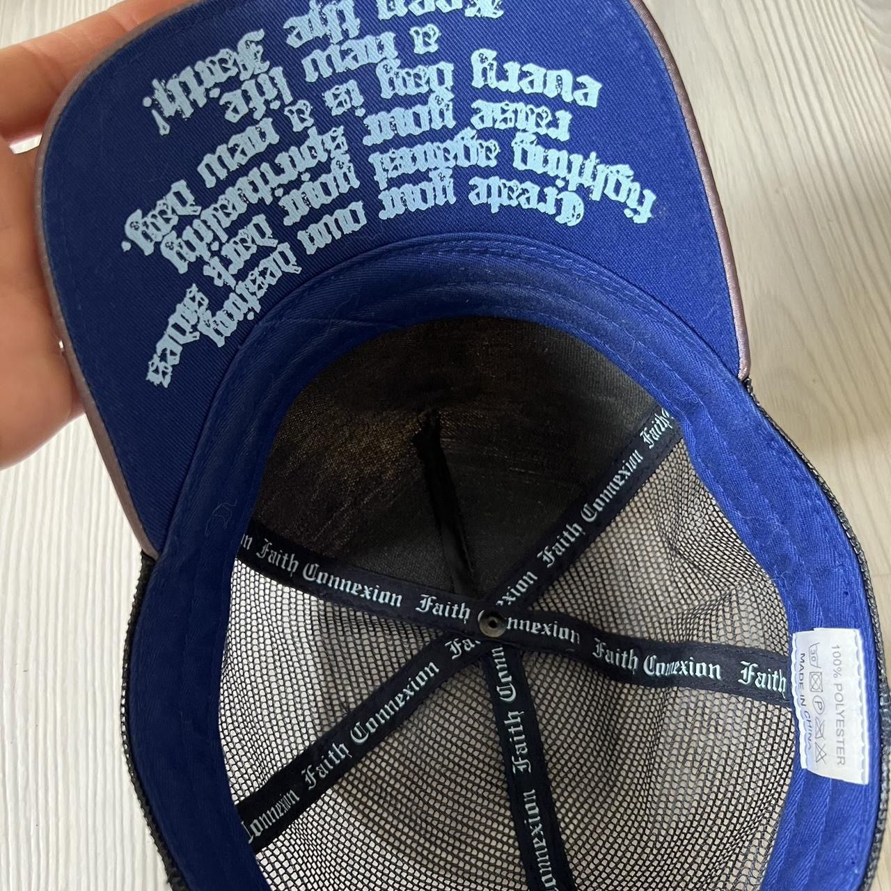 Faith Connexion Rare : FAITH CONNEXION Cap Angel Print Purple Trucker Hat Size ONE SIZE - 3 Thumbnail