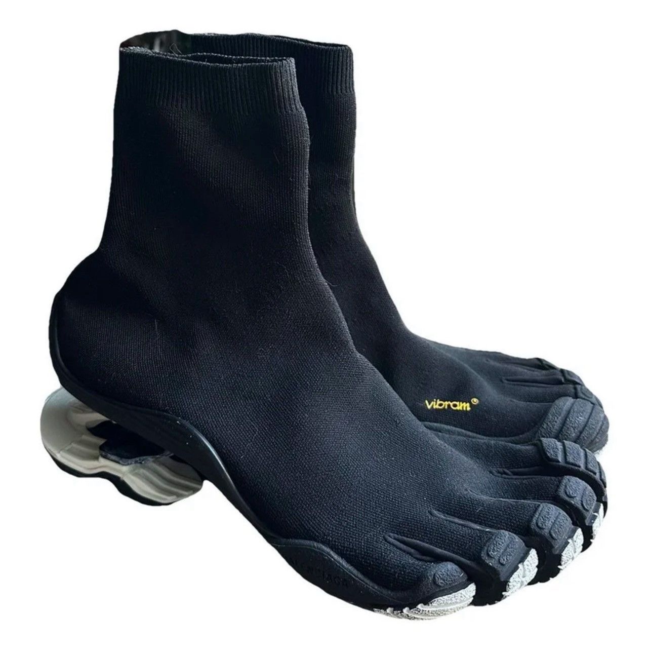 Balenciaga Vibram Five Fingers Flex Toe High-top Sneakers Size US 10 / EU 43 - 1 Thumbnail