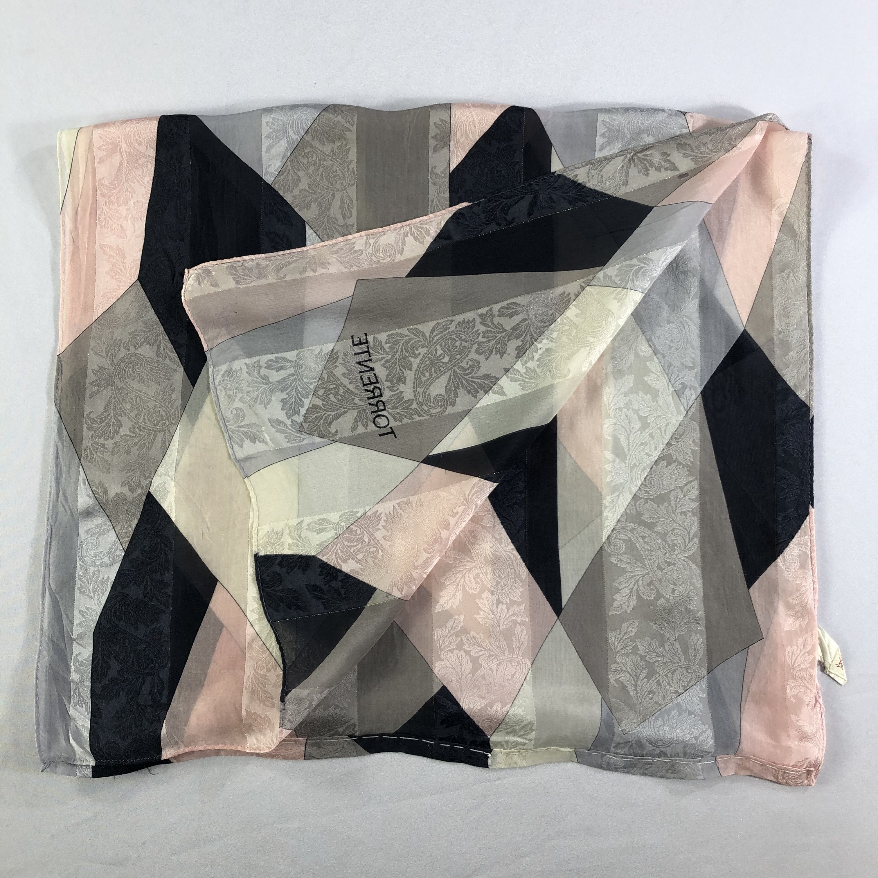 Vintage Vintage Torrente Silk Scarf Size ONE SIZE - 4 Thumbnail