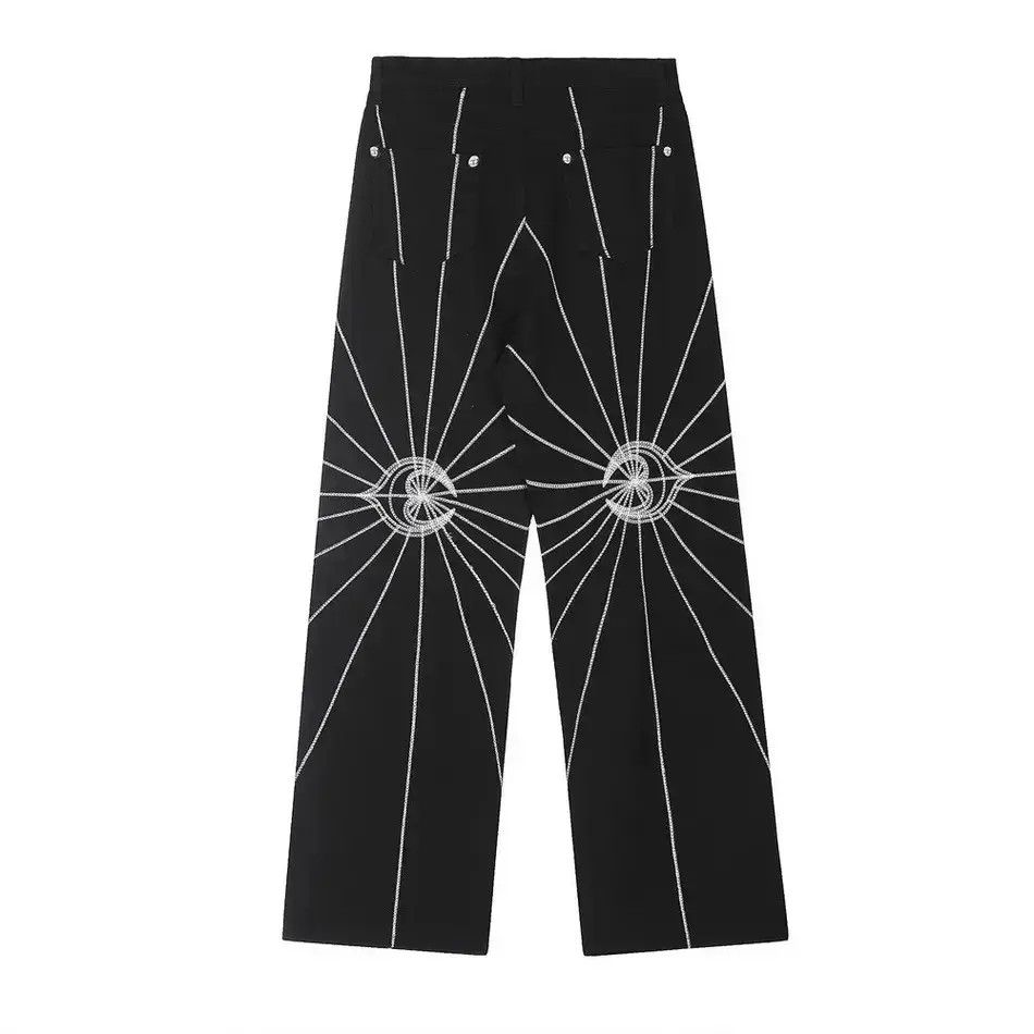 Japanese Brand Streetwear Retro Distressed Straight Hot Jeans Pants Size US 32 / EU 48 - 1 Thumbnail