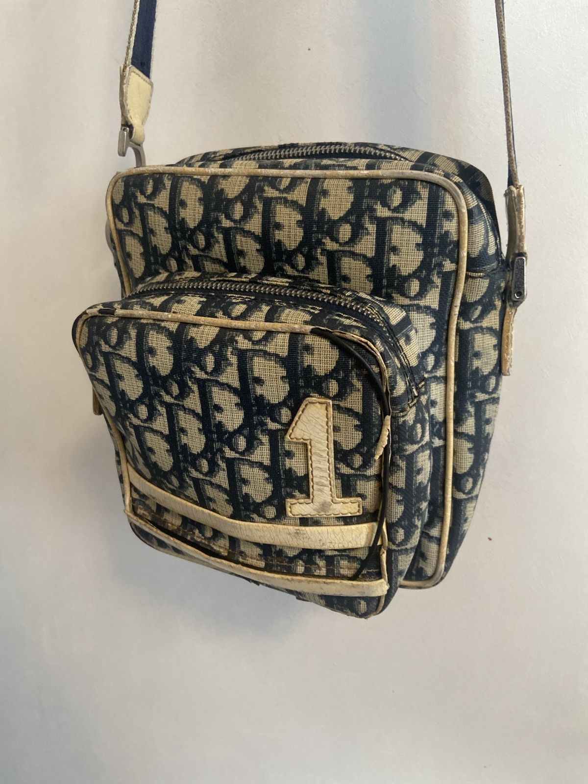Dior Dior Navy Monogram Crossbody Bag Size ONE SIZE - 2 Thumbnail