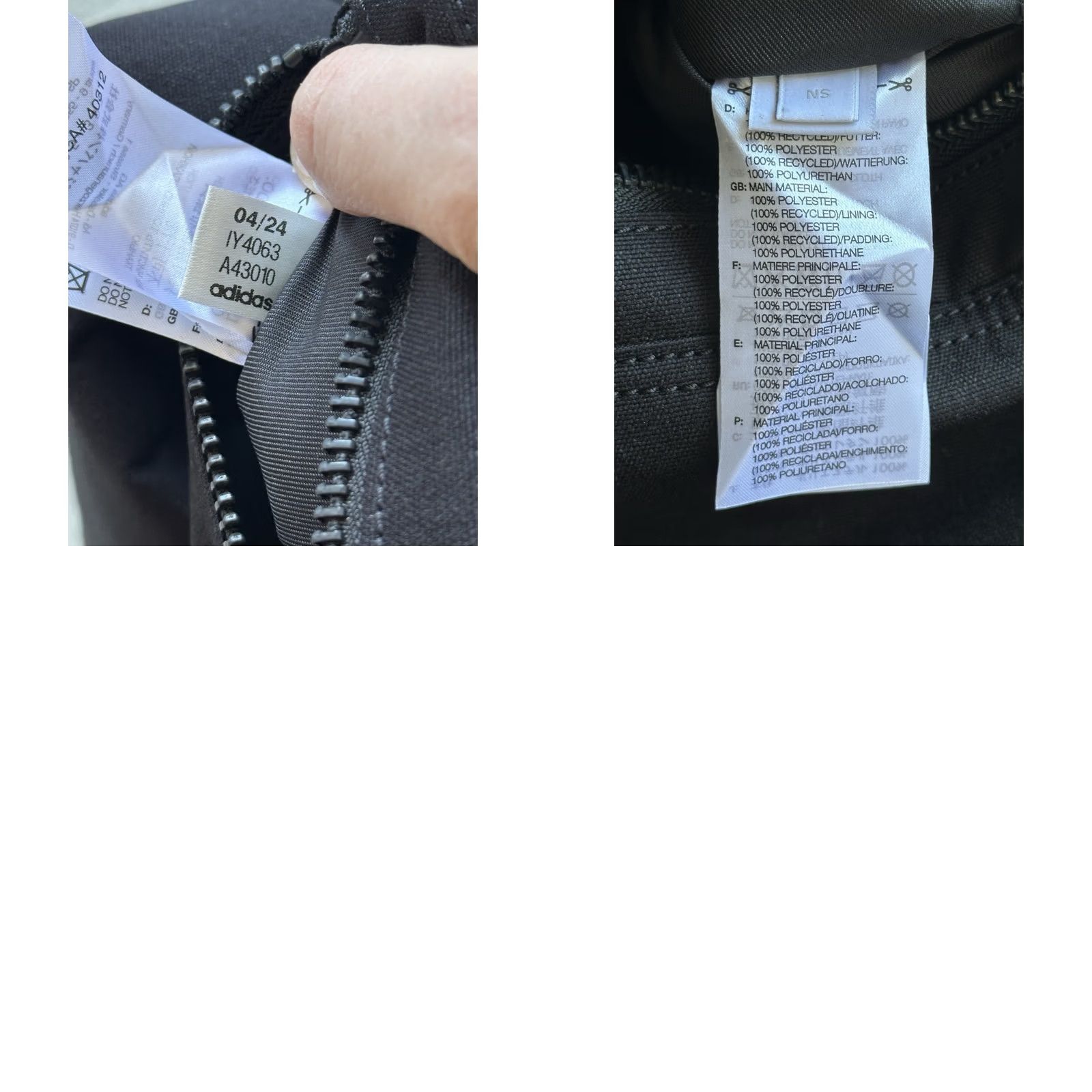 Y-3 Y-3 ADIDAS Backpack Unisex Black Classic Backpack ONE SIZE UNISEX Mens Womens Size ONE SIZE - 9 Thumbnail