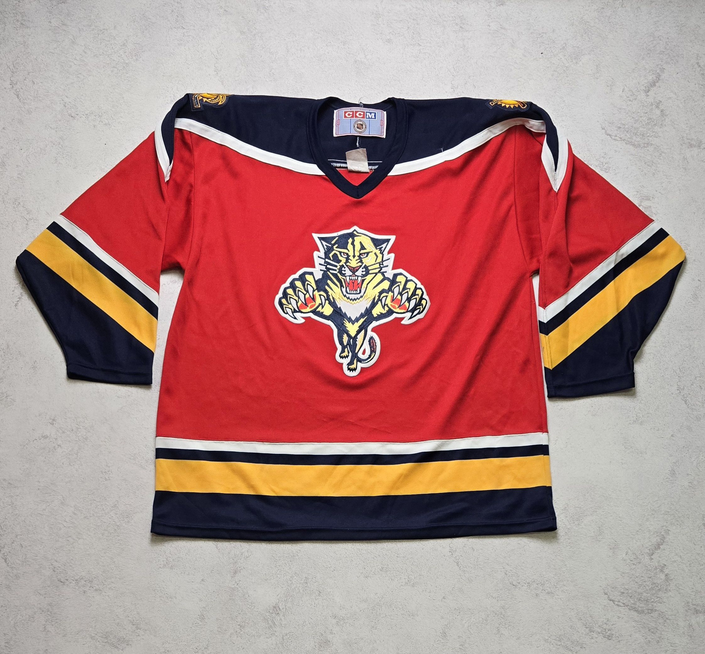 Vintage 90s CCM Florida Panthers NHL Hockey Jersey