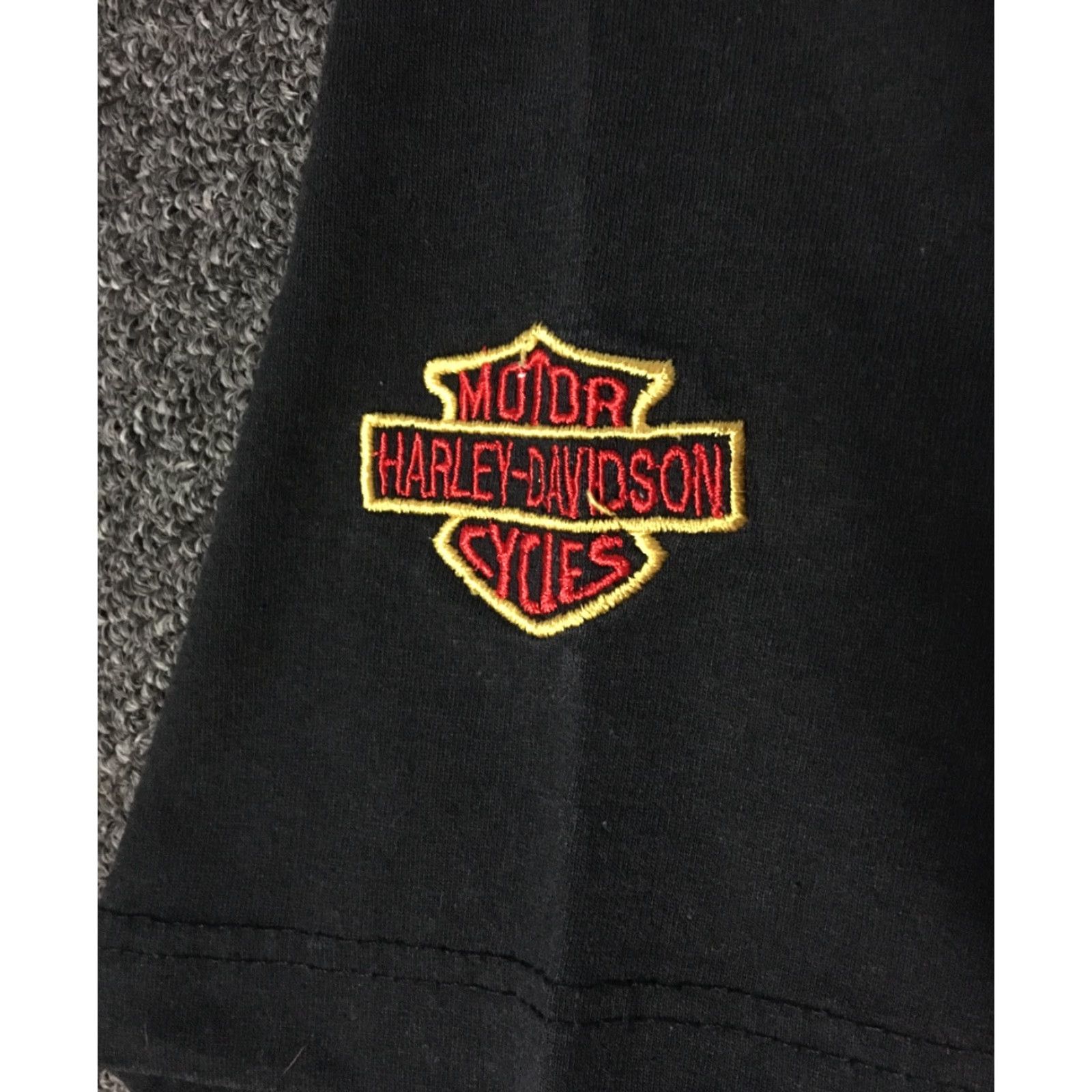 Harley Davidson VINTAGE Harley Davidson Shirt M 90s Mexico Eagle Black Cotton Graphic Tee Men Grunge USA Flag Motorcycle Biker 70s 80s 90s Size US M / EU 48-50 / 2 - 3 Thumbnail