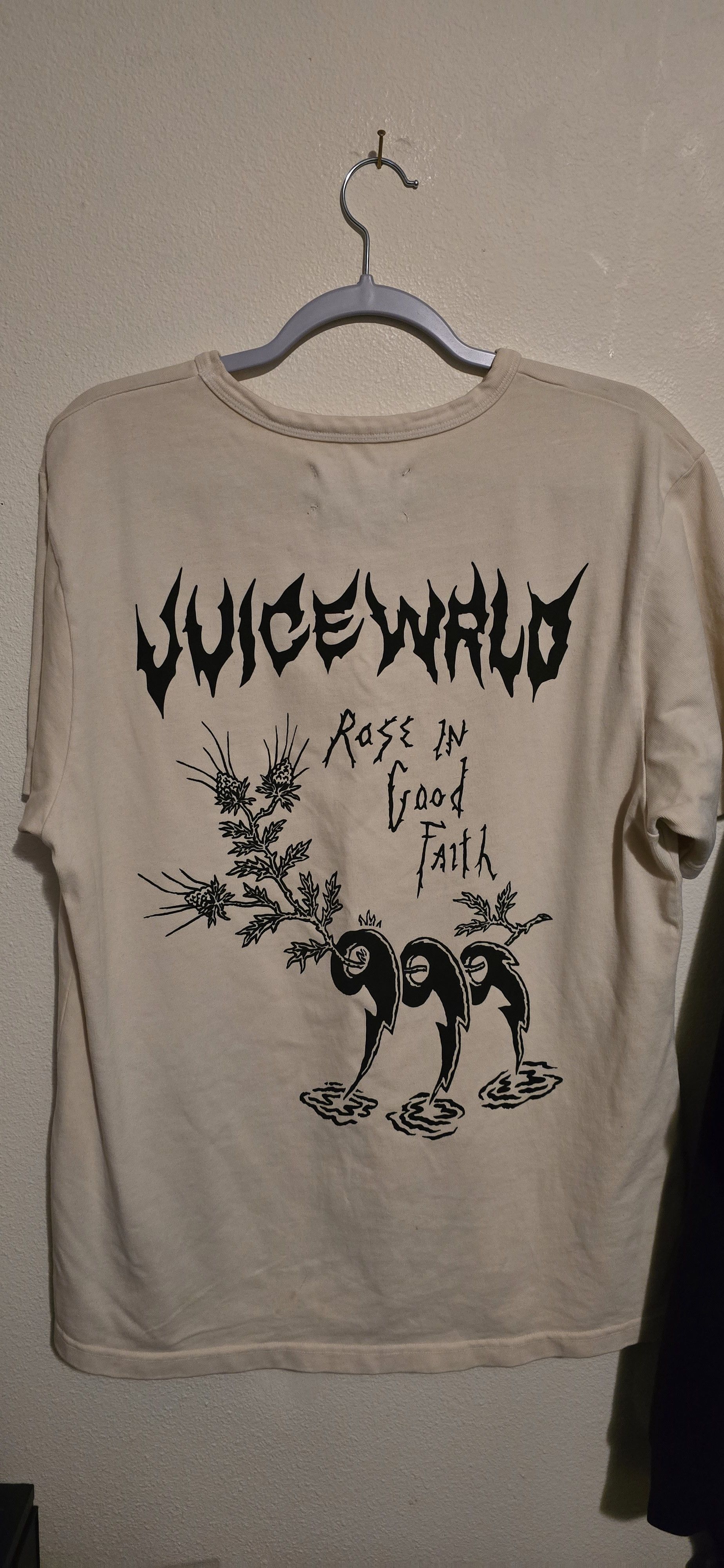999 Club juice wrld rose in good faith t-shirt Size US L / EU 52-54 / 3 - 2 Thumbnail