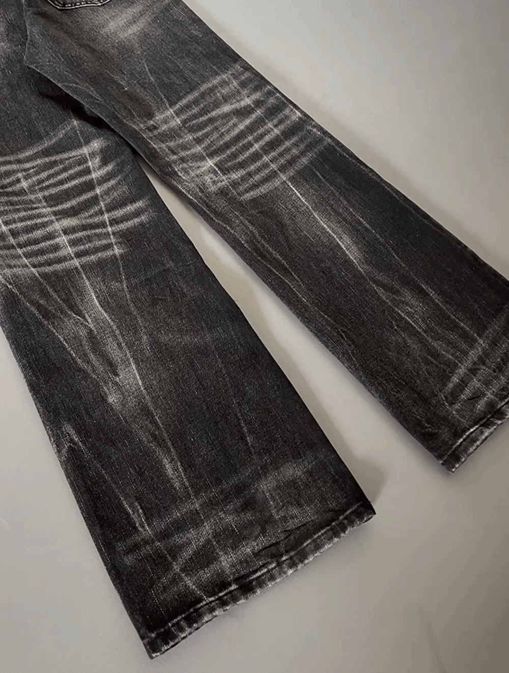 Japanese Brand × Vintage Avant garde washed fade flared jeans pants Size US 32 / EU 48 - 8 Thumbnail