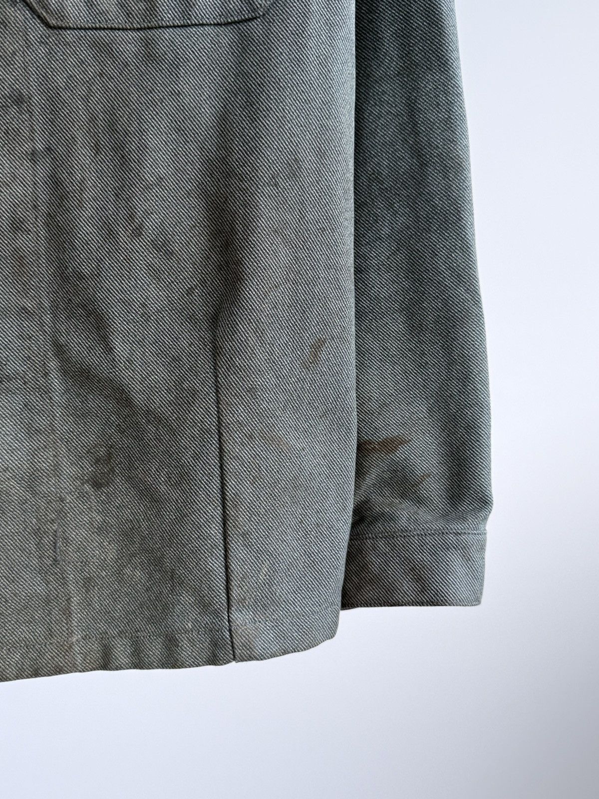 Le Laboureur Vintage 80s Swiss Thrashed Military Work Jacket Size US XL / EU 56 / 4 - 7 Thumbnail
