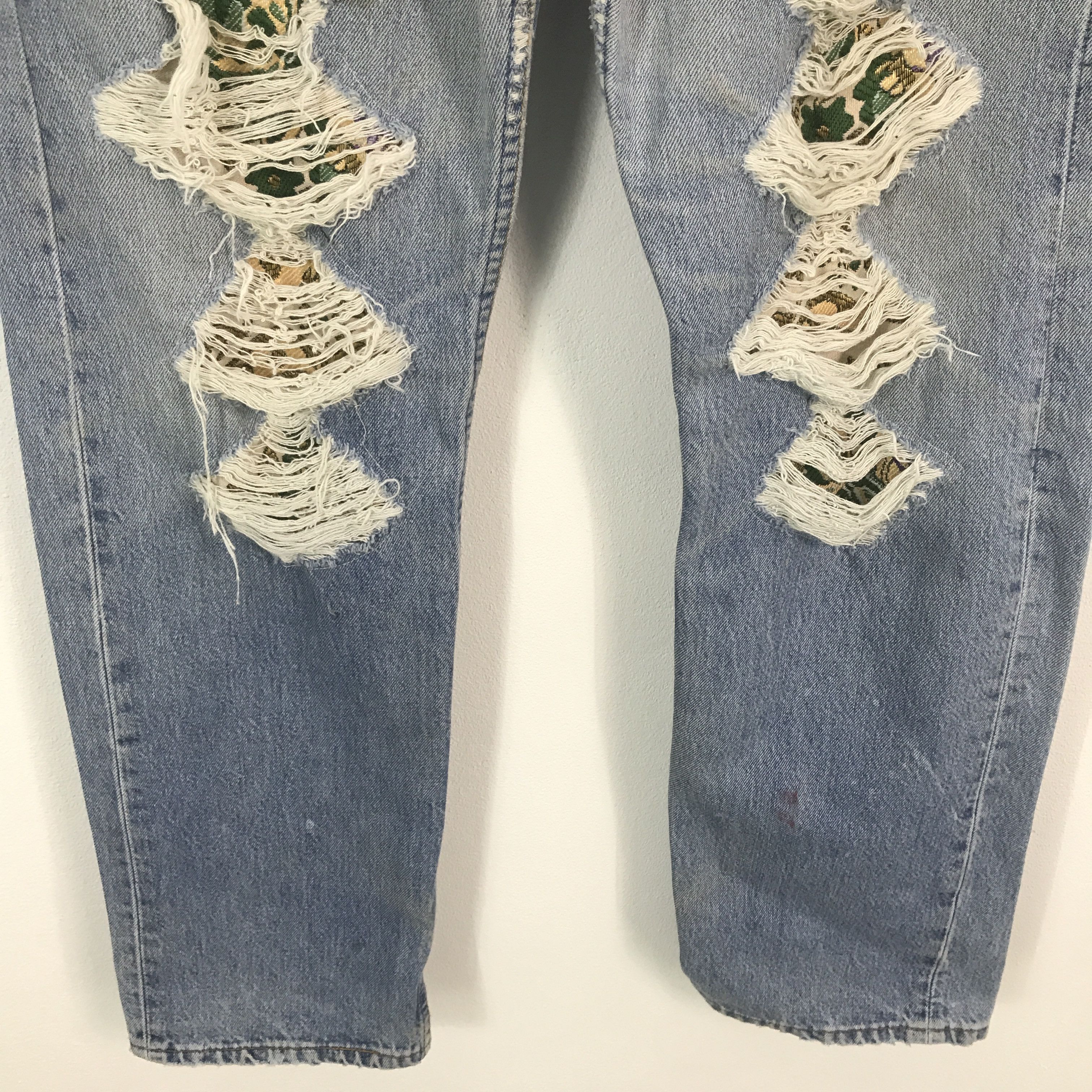 Levi's Rare levi's 501 distressed denim Jeans Size US 34 / EU 50 - 3 Thumbnail