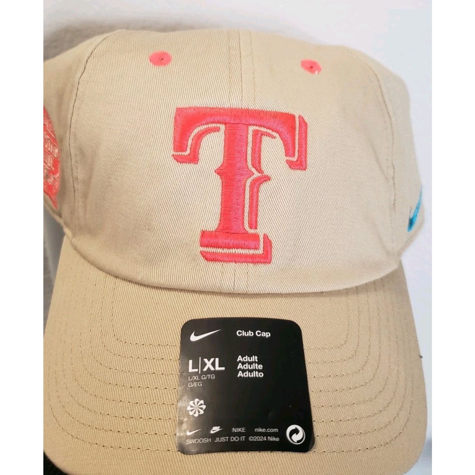 Nike Texas Rangers Hat Cap 2024 ASG Club Cap Strap L/XL Nike Size ONE SIZE - 1 Thumbnail