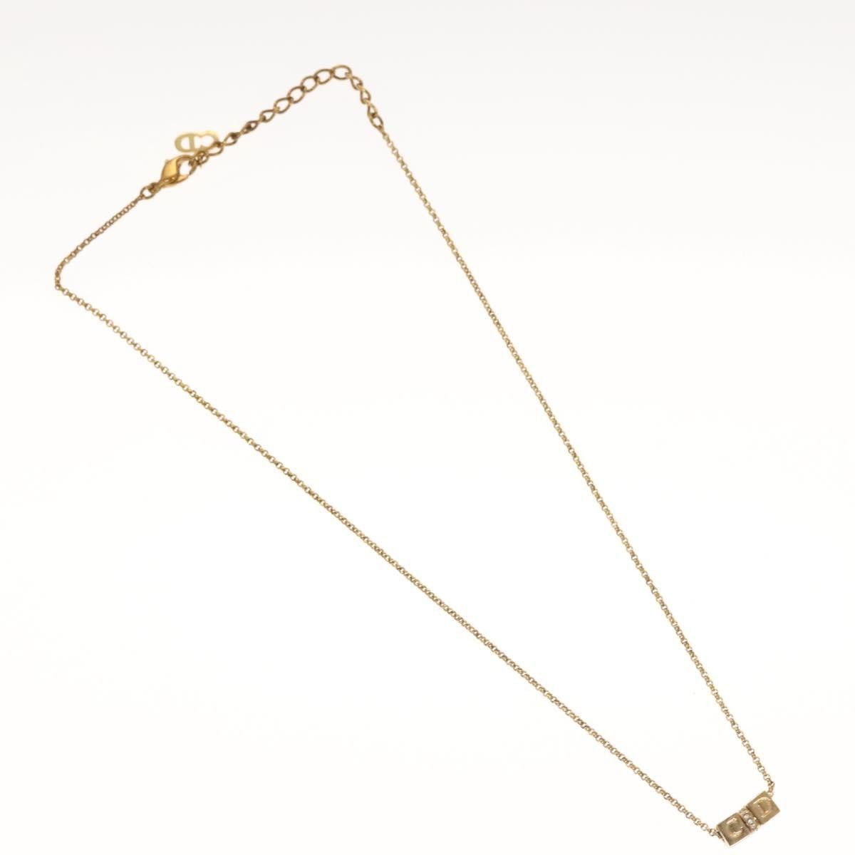 Dior Christian Dior CD Pendant Necklace Gold-plated Size ONE SIZE - 1 Thumbnail