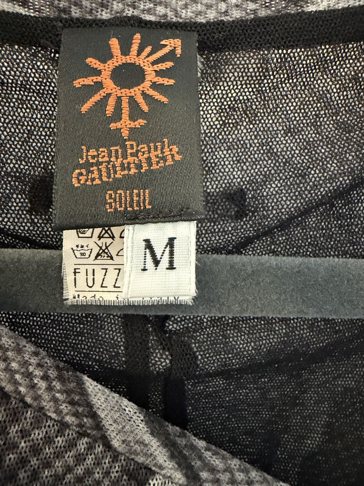 Jean Paul Gaultier Jean Paul Gaultier Grey Snake Print Mesh Top, Size M Size M / US 6-8 / IT 42-44 - 4 Thumbnail