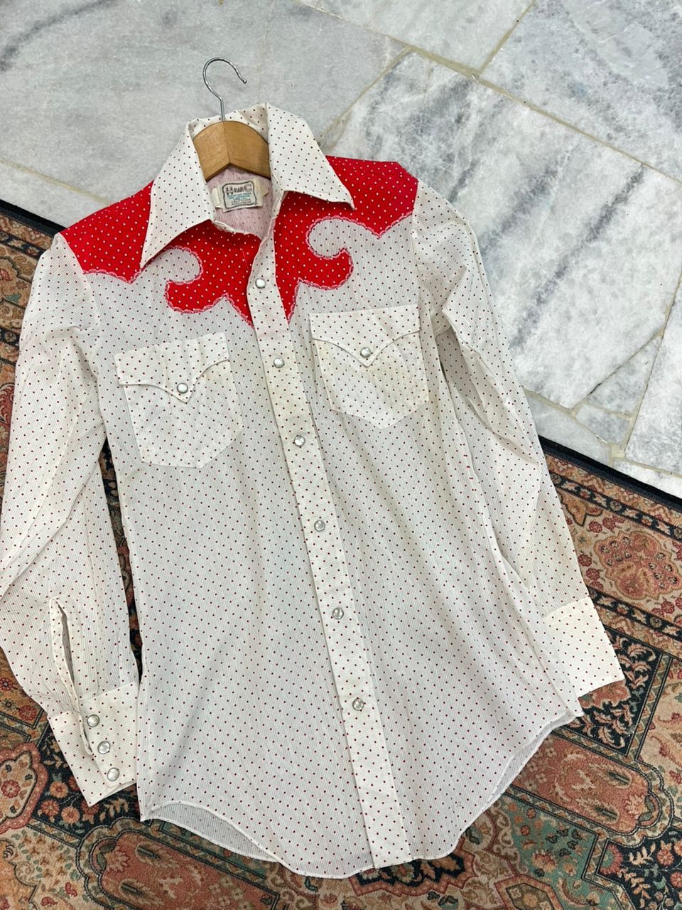 Vintage Vintage HbarC ranchwear Western Cowboy Shirt Size M / US 6-8 / IT 42-44 - 2 Thumbnail