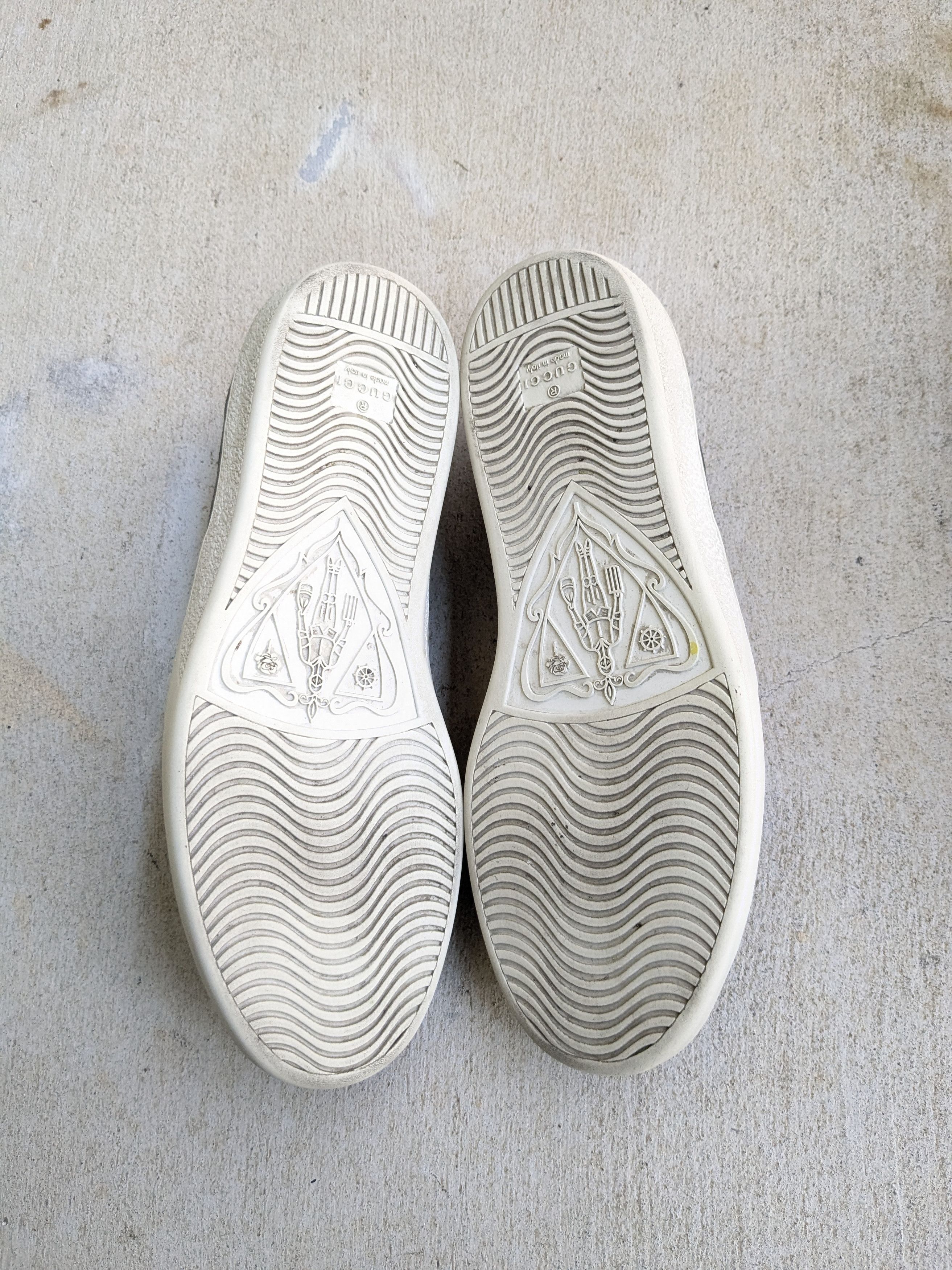 Gucci Gucci Ace Sneakers Monogram Camvas 9.5 Leather Low Tops Size US 9.5 / EU 42-43 - 16 Thumbnail
