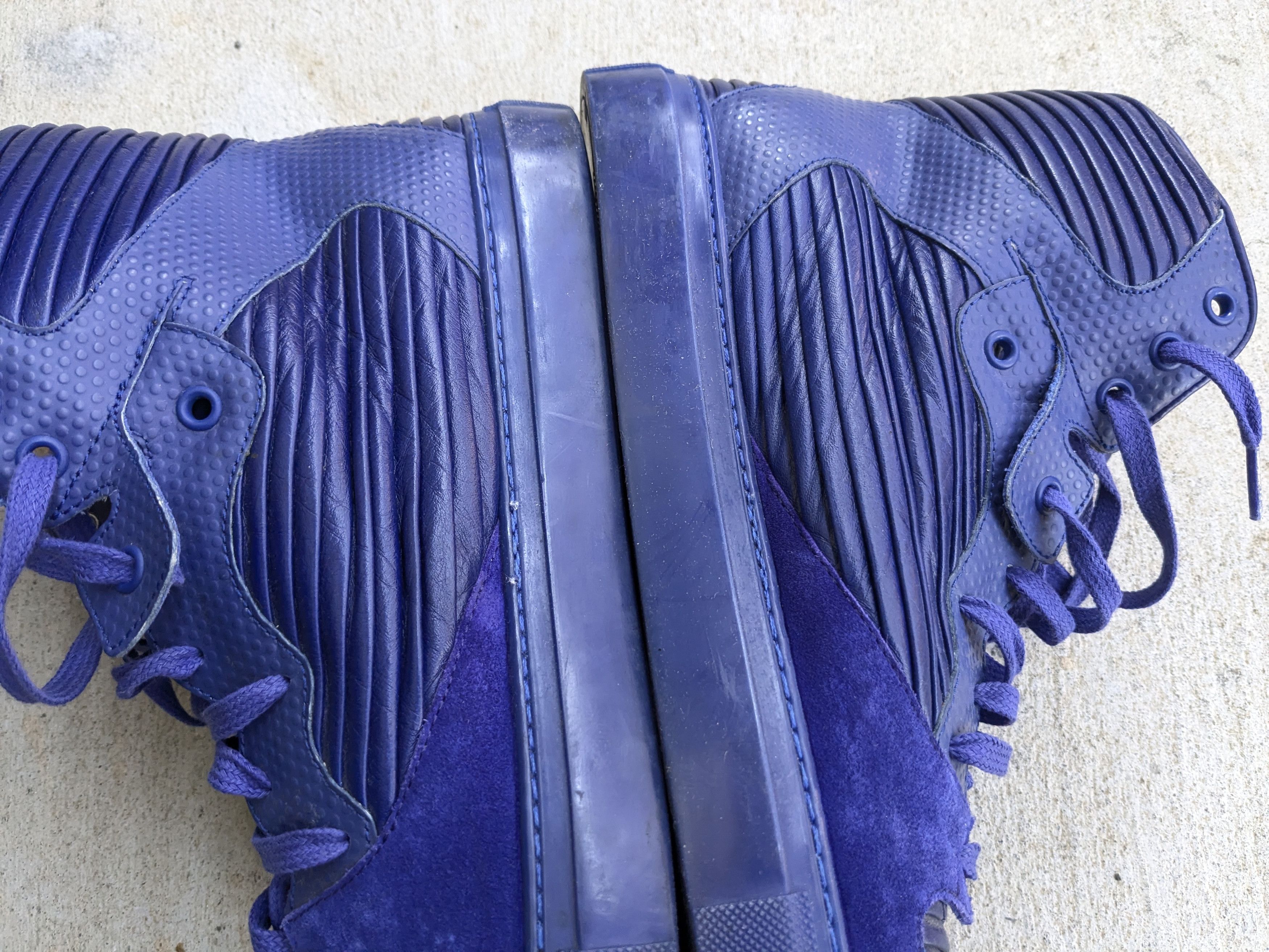 Balenciaga Balenciaga Arena Blue 13 High Tops Leather Size US 13 / EU 46 - 9 Thumbnail