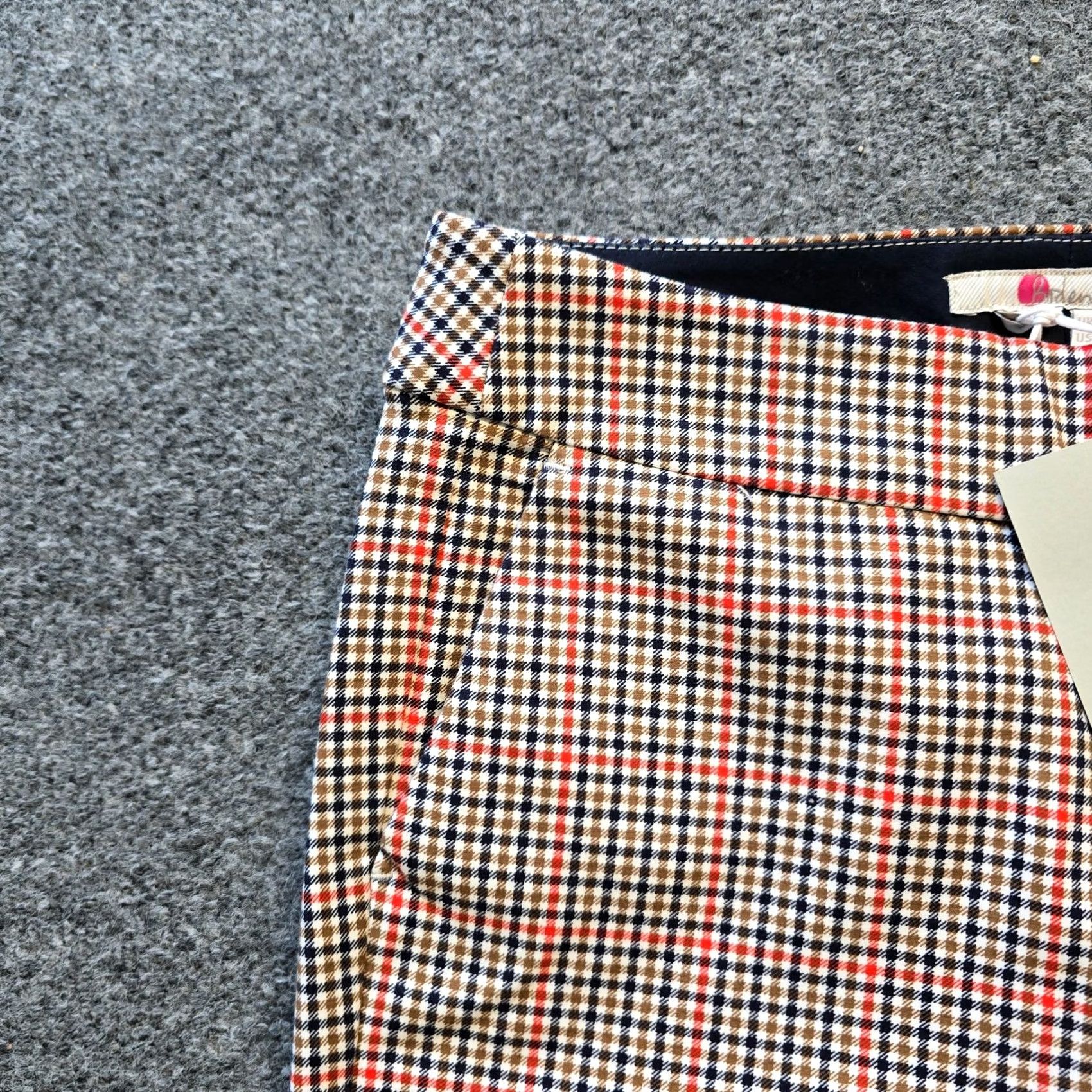 Boden Boden Pants Womens 4P Petite Blue Red Plaid Richmond Ankle Career Preppy Shirt or Pants? Size 27" / US 4 / IT 40 - 4 Thumbnail