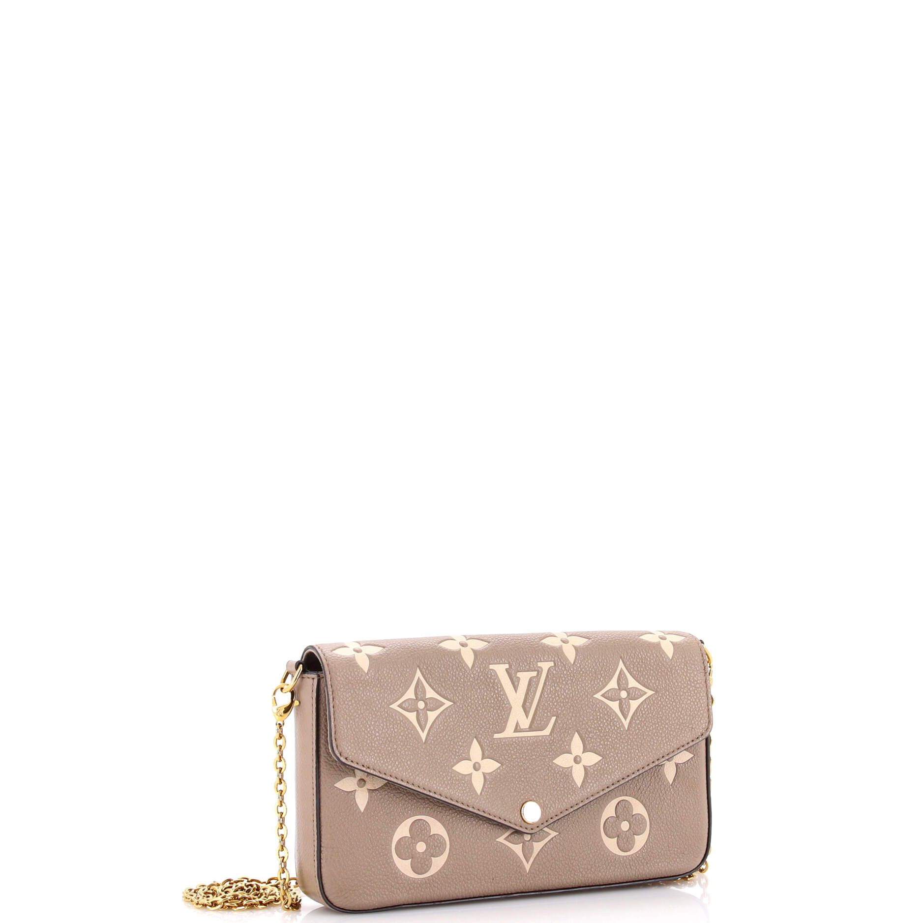 Felicie Pochette Bicolor Monogram Empreinte Giant