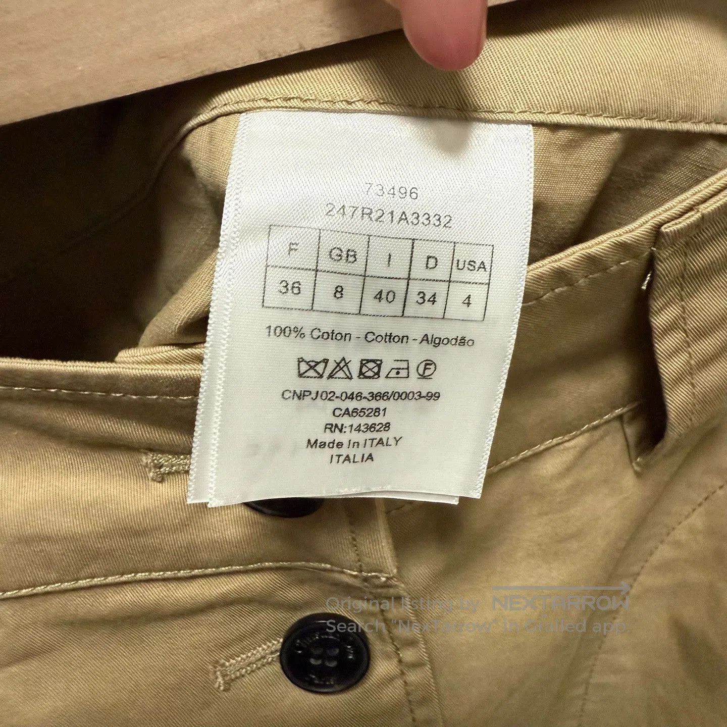 Dior Dior Khaki A. Size 28" / US 6 / IT 42 - 3 Thumbnail