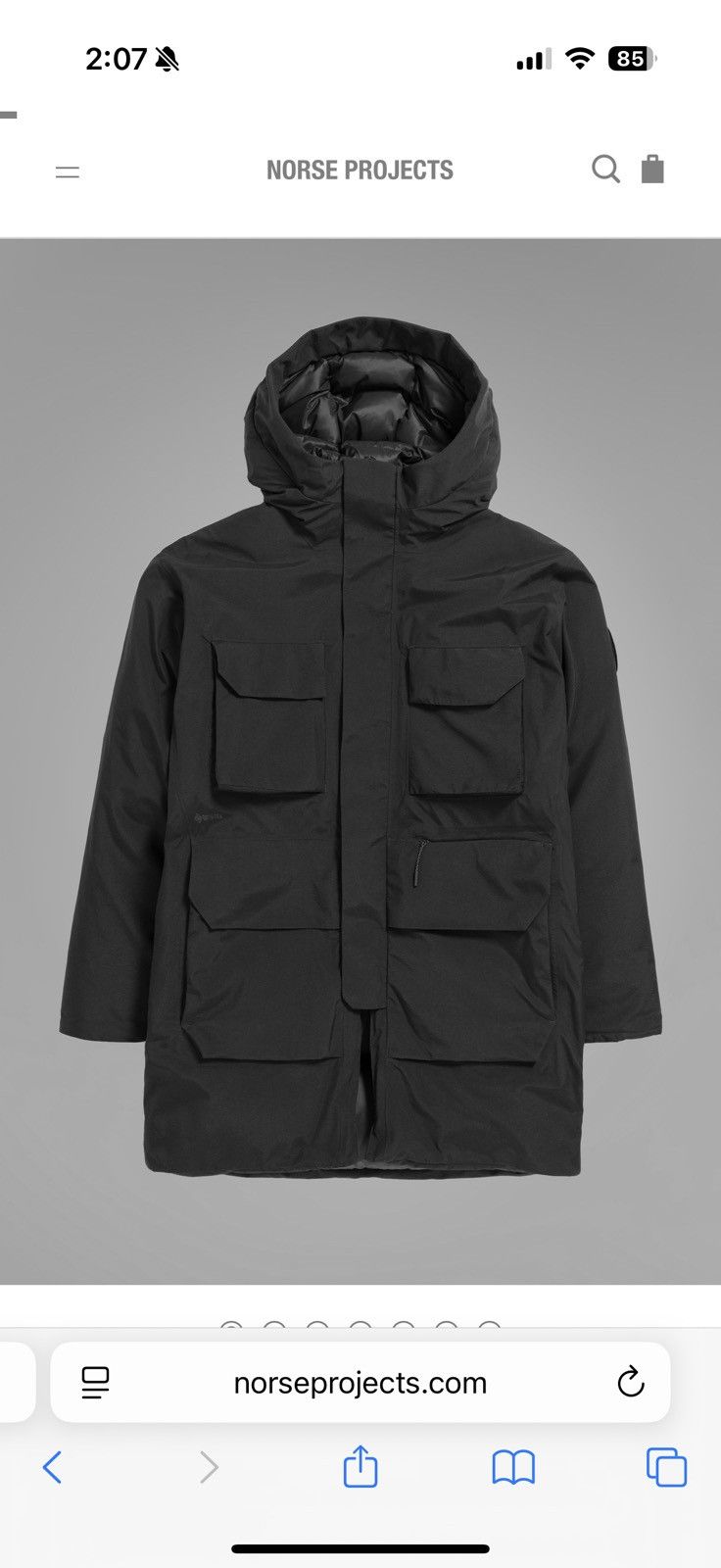 Norse Projects Expedition Parka Gore-Tex Size US M / EU 48-50 / 2 - 3 Thumbnail