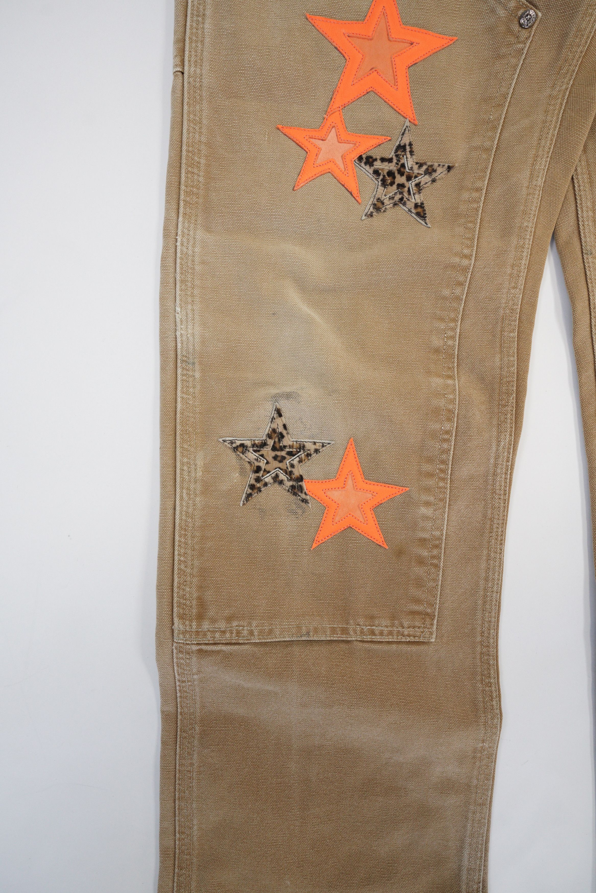 Chrome Hearts Chrome Hearts Las Vegas Orange Cheetah Star Carpenter Pants Size US 28 / EU 44 - 4 Thumbnail