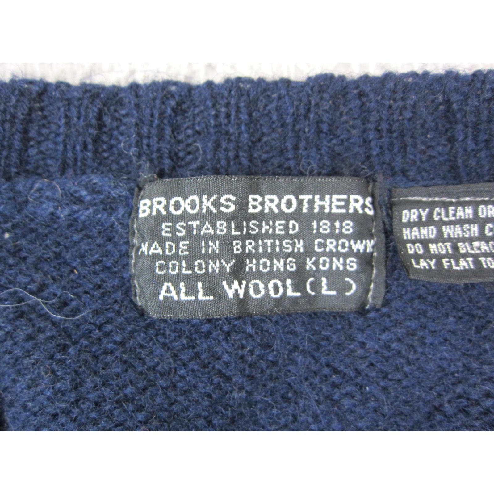 Brooks Brothers VINTAGE Brooks Brothers Sweater Vest Shirt Adult L Blue 100% Wool Argyle 80s 70s Mens Vest Classic Preppy 90s 80s Size US L / EU 52-54 / 3 - 3 Thumbnail