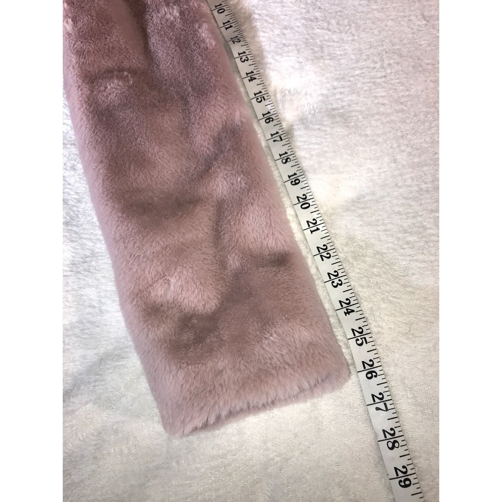 Rachel Zoe Rachel Zoe Soft Powder Pink Faux Fur Cozy Coat Size M / US 6-8 / IT 42-44 - 7 Thumbnail