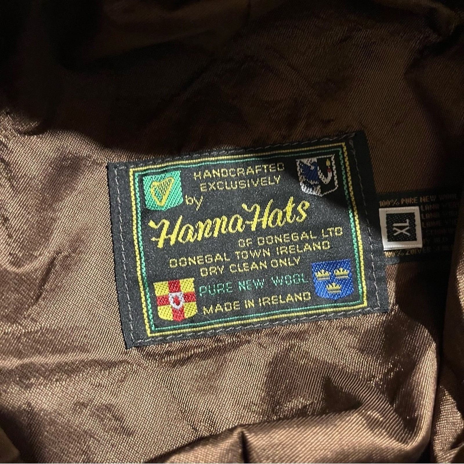 Other Hanna Hats NWT Donegal Ireland Wool Patchwork Newsboy Sz XL Size ONE SIZE - 7 Thumbnail
