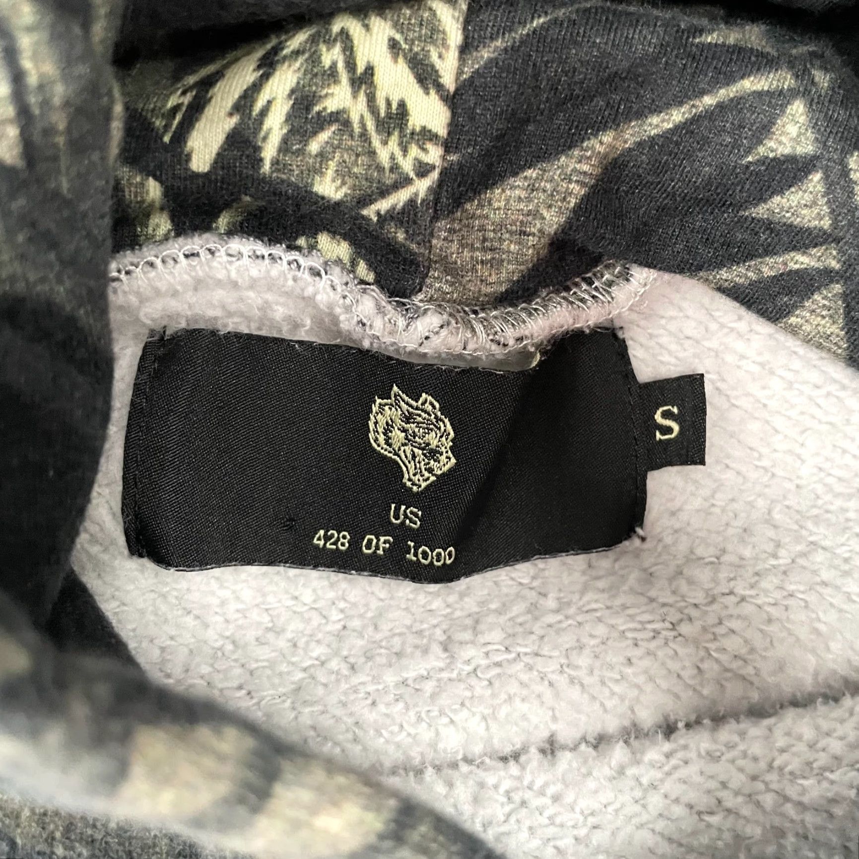 Vintage VINTAGE Drac Sport Sweater Womens Small Floral Wolves Pullover Hoodie Limited Edition S Size S / US 4 / IT 40 - 4 Thumbnail
