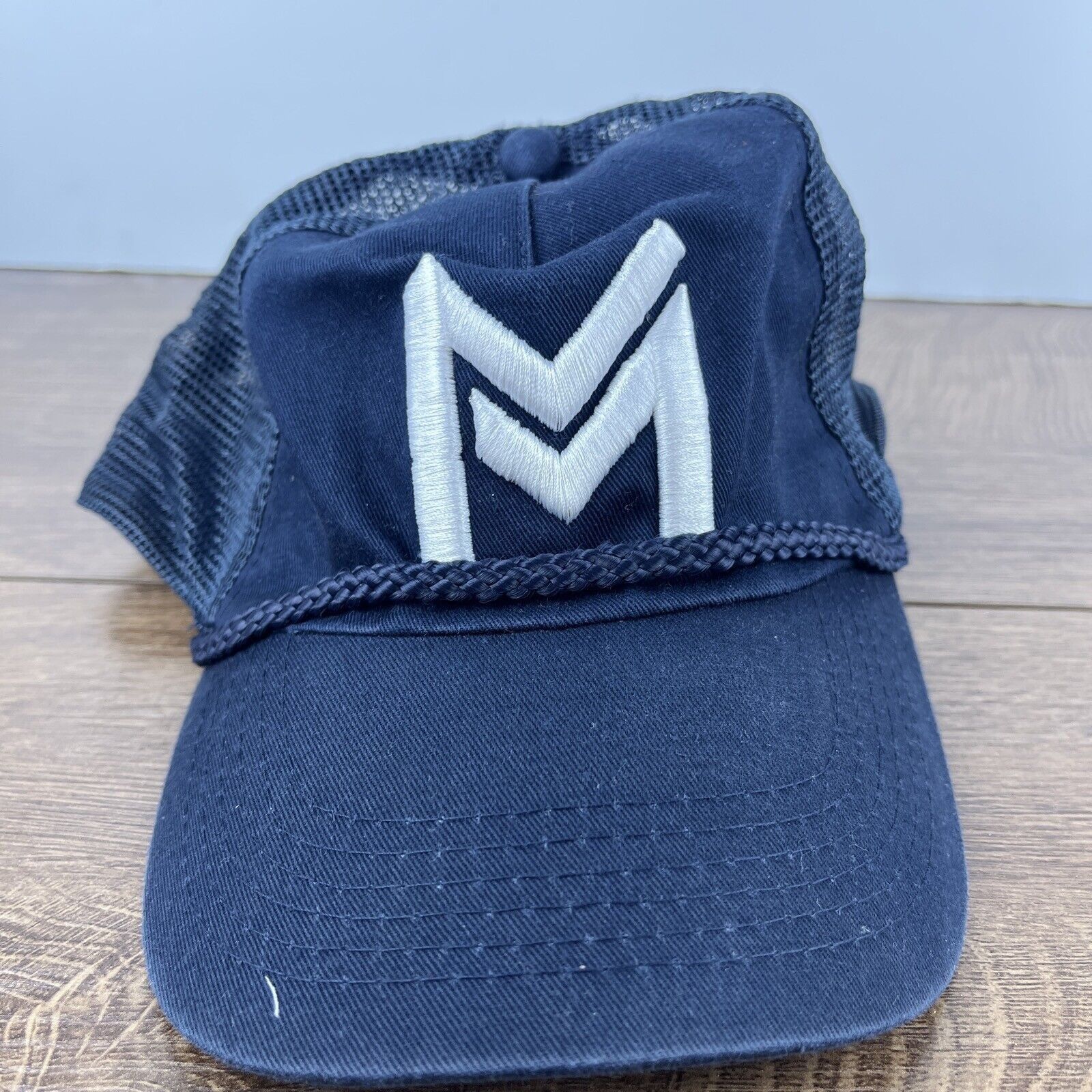 Other MM Hat Blue Hat Adjustable Adult Size Hat Cap Size ONE SIZE - 2 Thumbnail