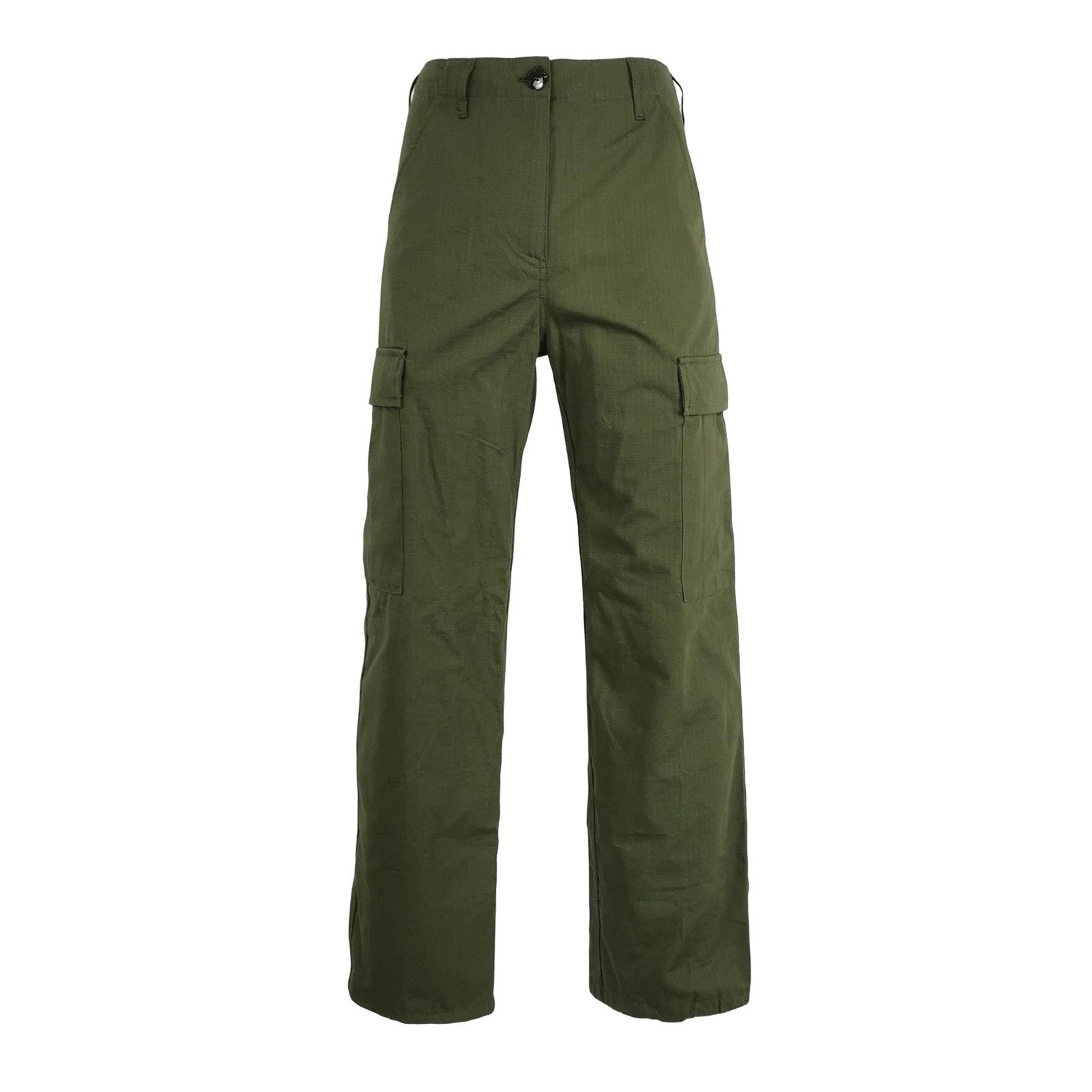 Kenzo Kenzo Green Ripstop Logo Patch Cargo Pants US 26 Size US 26 / EU 42 - 1 Thumbnail