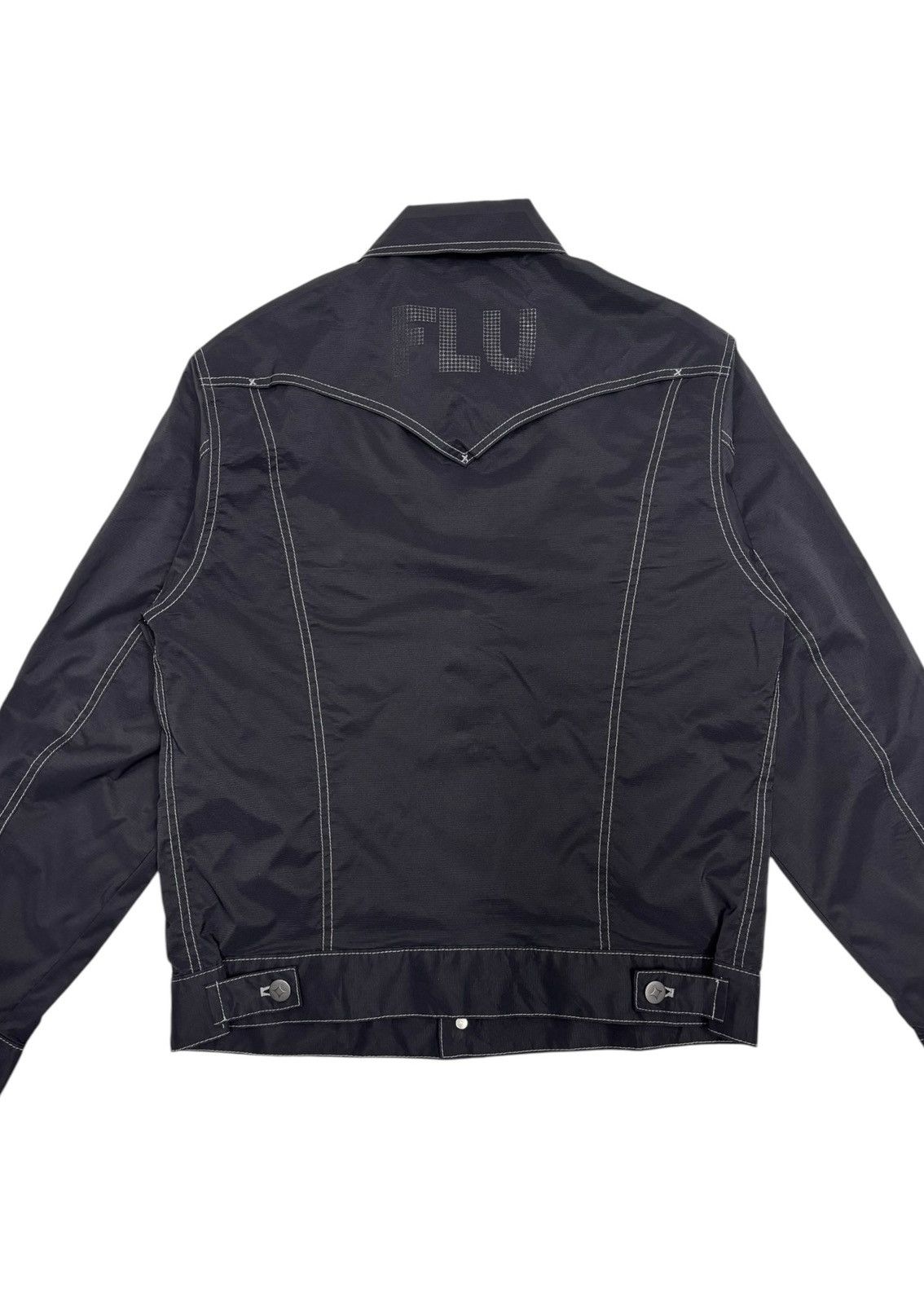 If Six Was Nine × Levi's 🔥RARE LEVIS FLU BLACK NYLON TRUCKER JACKET Size US M / EU 48-50 / 2 - 13 Thumbnail