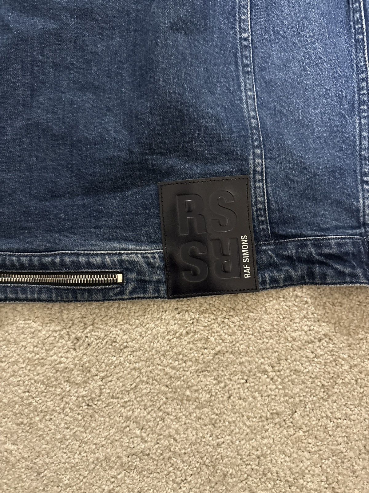 Raf Simons Solar youth AW2020 denim jacket Size US L / EU 52-54 / 3 - 3 Thumbnail