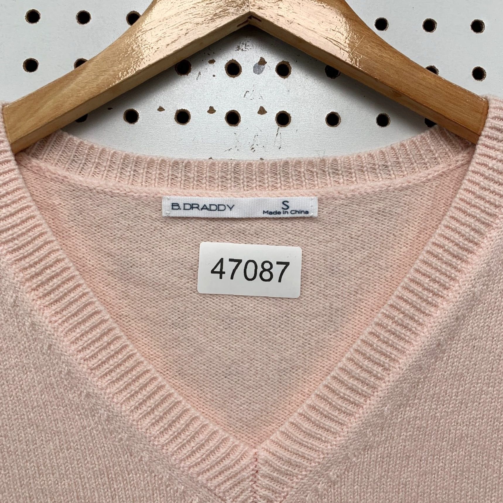 Pinko B Draddy Baruffa Merino Wool Sweater Womens Small Pink V Neck Pullover Soft Shirt Size S / US 4 / IT 40 - 3 Thumbnail