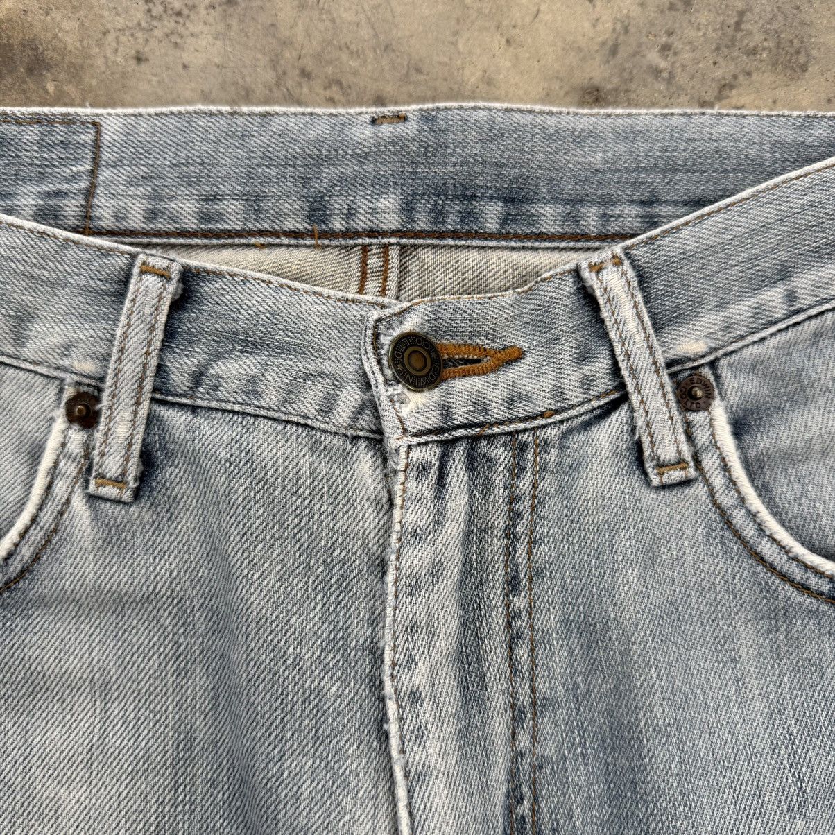 Edwin VINTAGE EDWIN FADED RIPPED JEANS DENIM PANTS Size US 31 - 4 Thumbnail