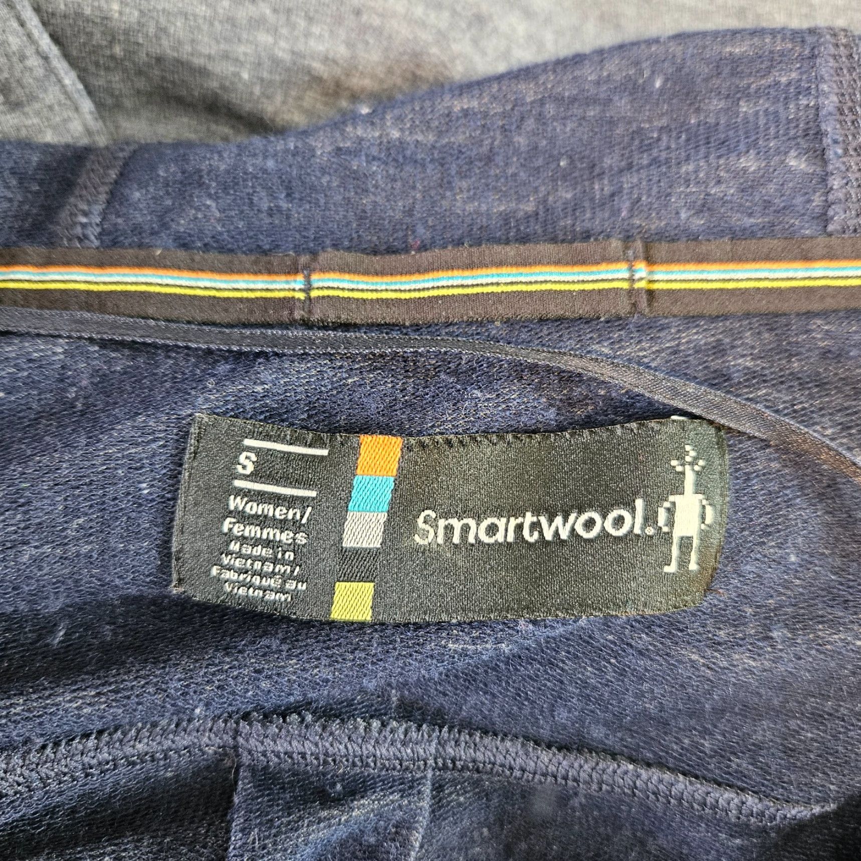 Smartwool Smartwool Womens Reset Hooded Pullover Sz Small Blue Wool Blend Hoodie Pullover Womens Small Blue Wool Blend Size S / US 4 / IT 40 - 5 Thumbnail