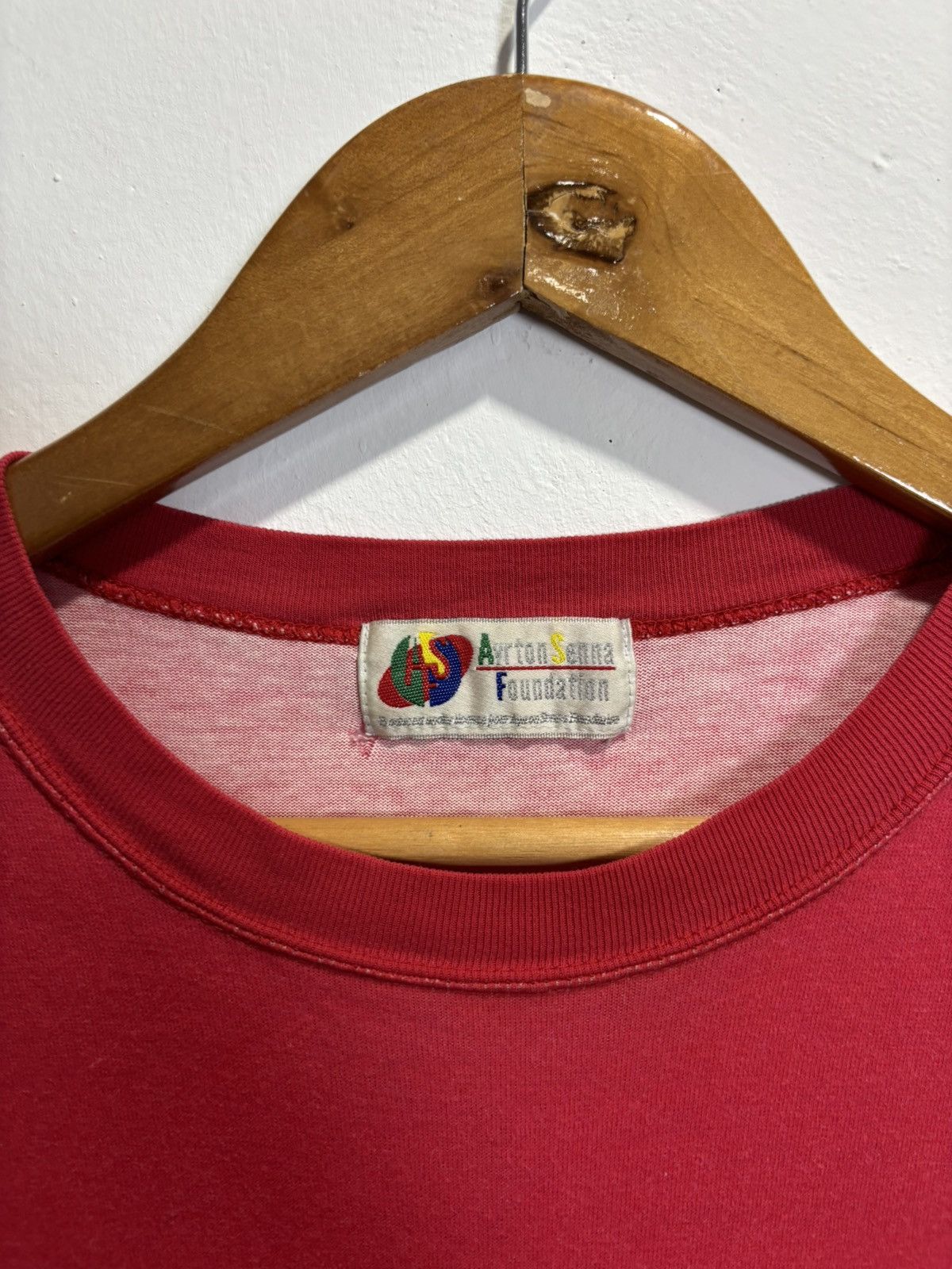 Honda × Vintage Vintage Ayrton Senna World Champion Tshirt Size US L / EU 52-54 / 3 - 4 Thumbnail