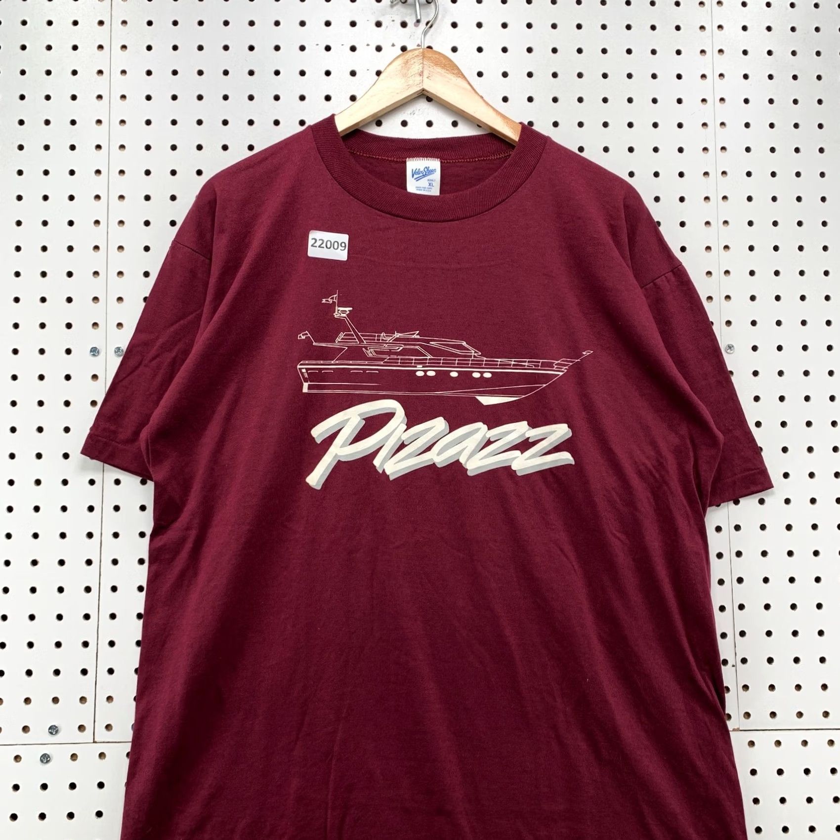 Velva Sheen VINTAGE Velva Sheen Yacht Shirt Red XL Adult 24x29.5 Short Sleeve Crew Neck T-Shirt 80s 80s Boat Mens Size US XL / EU 56 / 4 - 7 Thumbnail