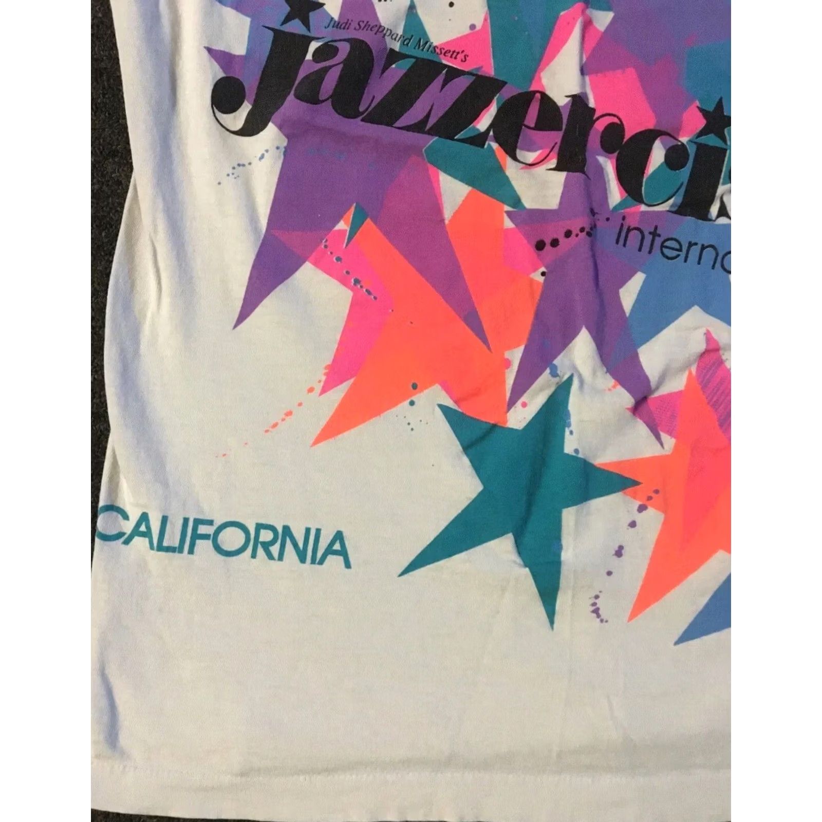 DANCER VINTAGE Shirt Mens XL White Vtg 90s Jazzercise Faded Star Ballet Theatre Dance Vaporwave Grunge 80s Size US XL / EU 56 / 4 - 4 Thumbnail