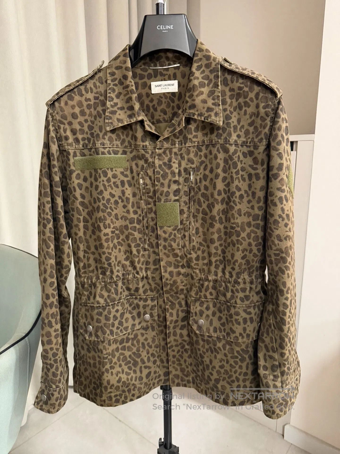 Saint Laurent Paris Saint Laurent Leopard Print Jacket. Size US M / EU 48-50 / 2 - 1 Thumbnail